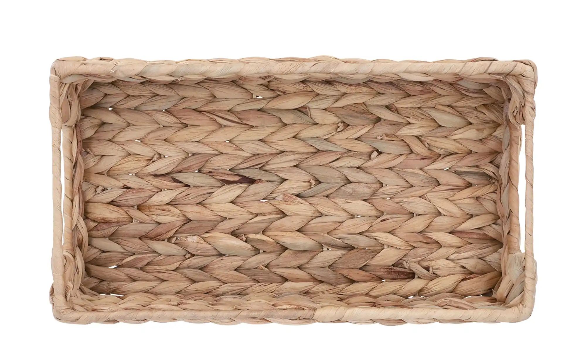 Thumbnail - Aufbewahrungskorb 3er Set ¦ braun ¦ Wasserhyazinthe,Metall ¦ Maße (cm): B: 39 H: 10 T: 26.0 Aufbewahrung > Körbe - Hö...