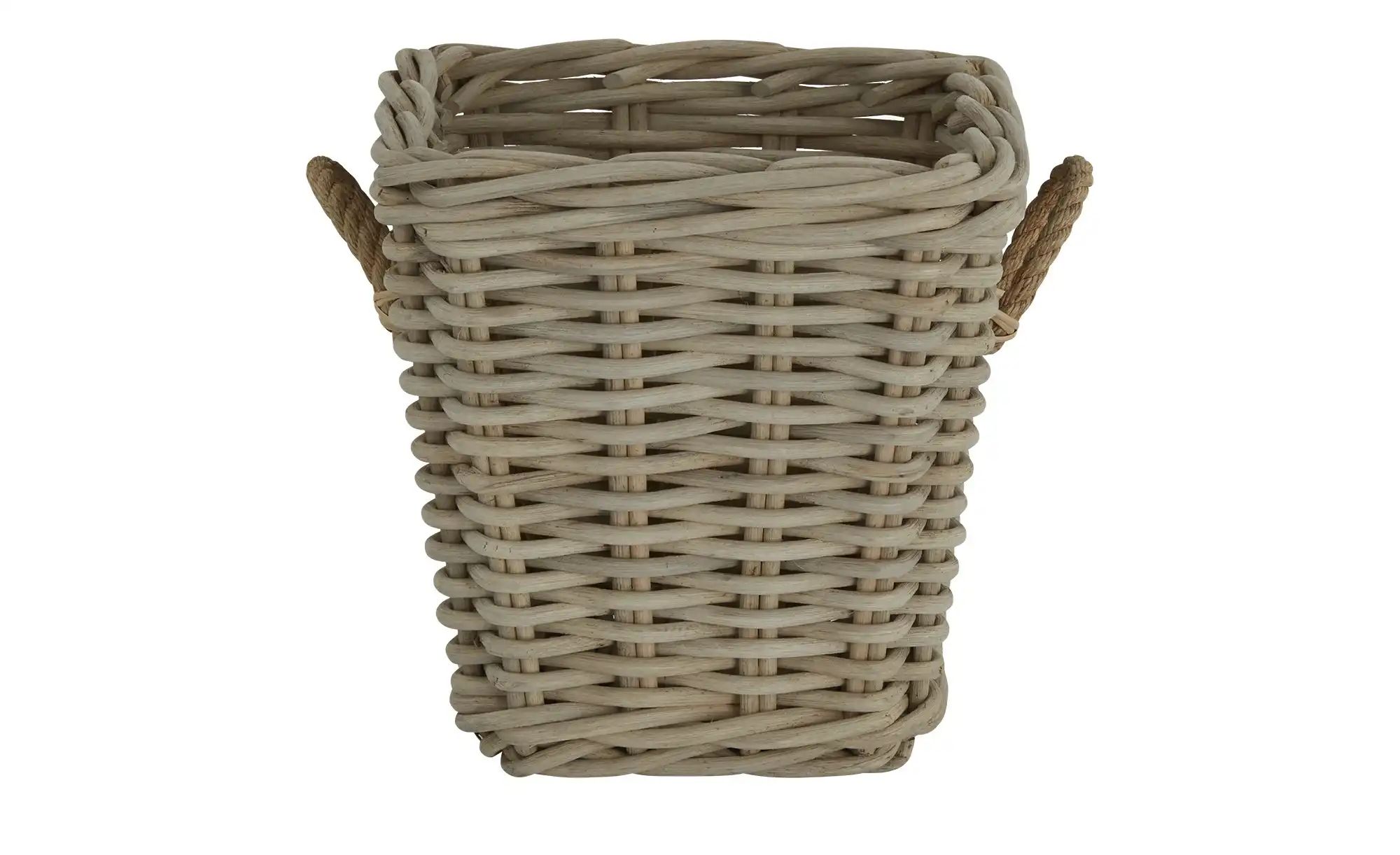 HOME STORY Aufbewahrungskorb   ¦ braun ¦ Rattan ¦ Maße (cm): B: 43 H: 45 T: günstig online kaufen