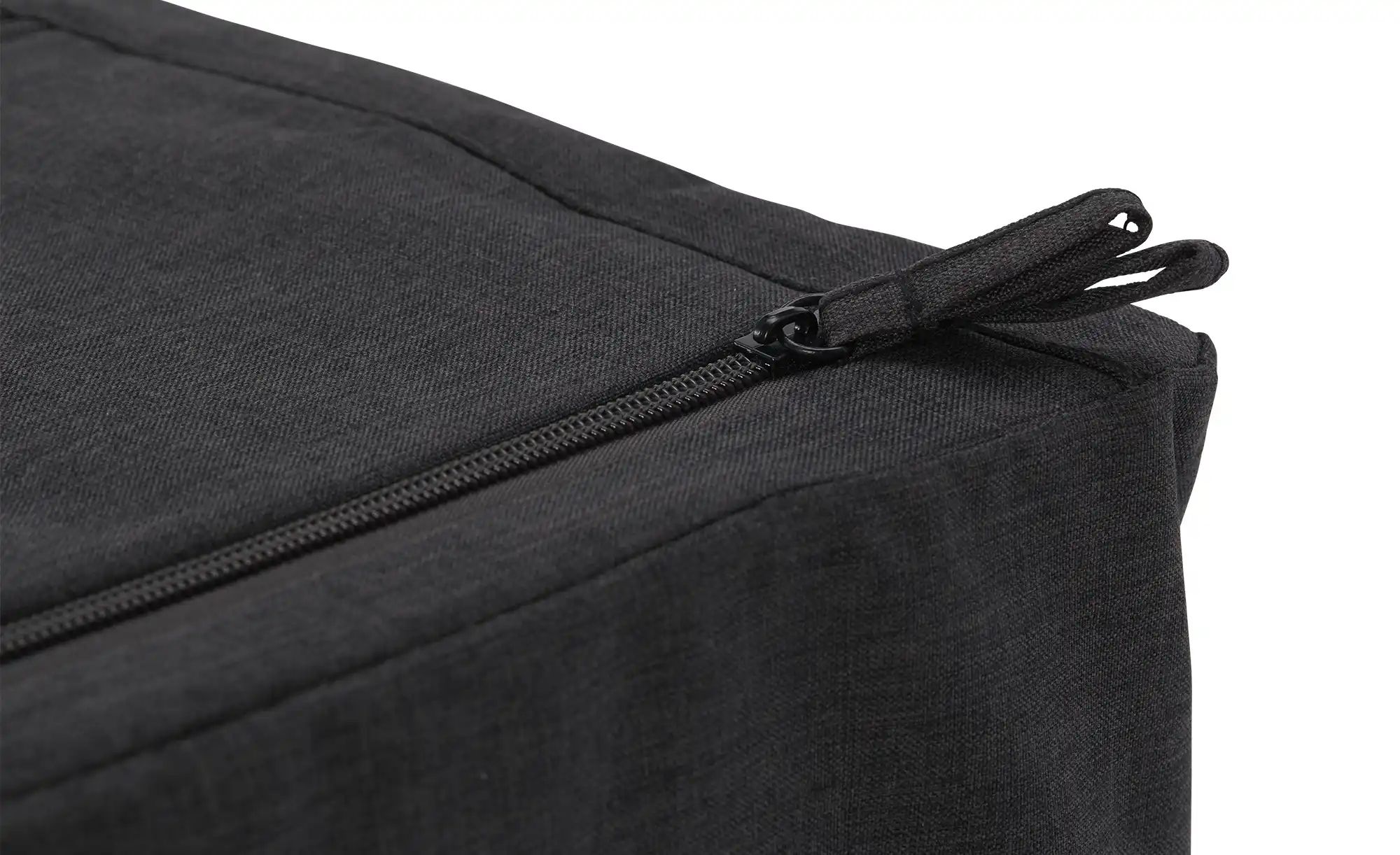 Thumbnail - Aufbewahrungsbox mit Fenster ¦ schwarz ¦ Polyester,Metall ¦ Maße (cm): B: 35 H: 15 T: 25.0 Aufbewahrung > Körbe - Höff...