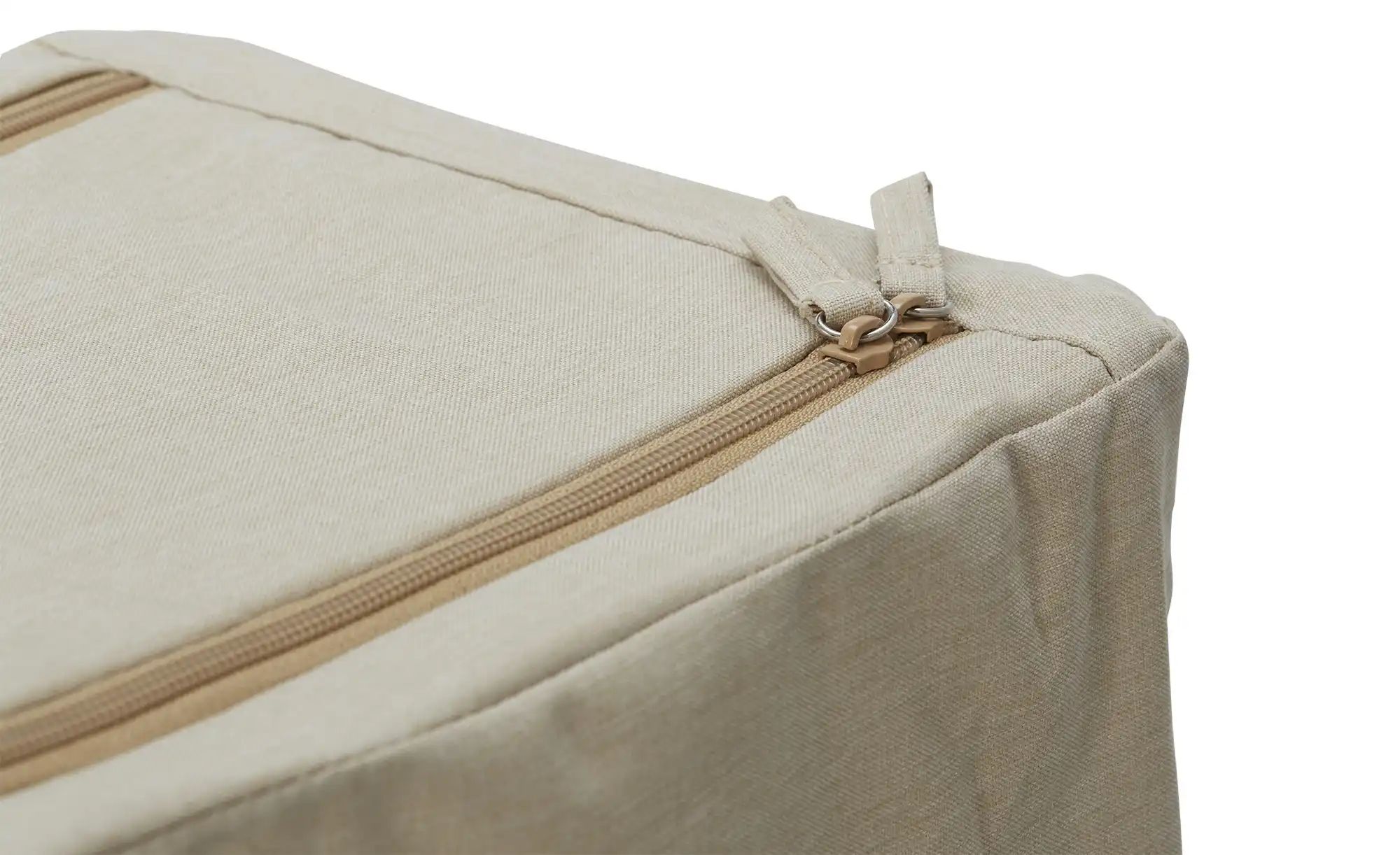 Thumbnail - Aufbewahrungsbox mit Fenster   ¦ beige ¦ Polyester,Metall ¦ Maße (cm): B: 35 H: 15 T: 25.0 Aufbewahrung > Körbe - Höffne...