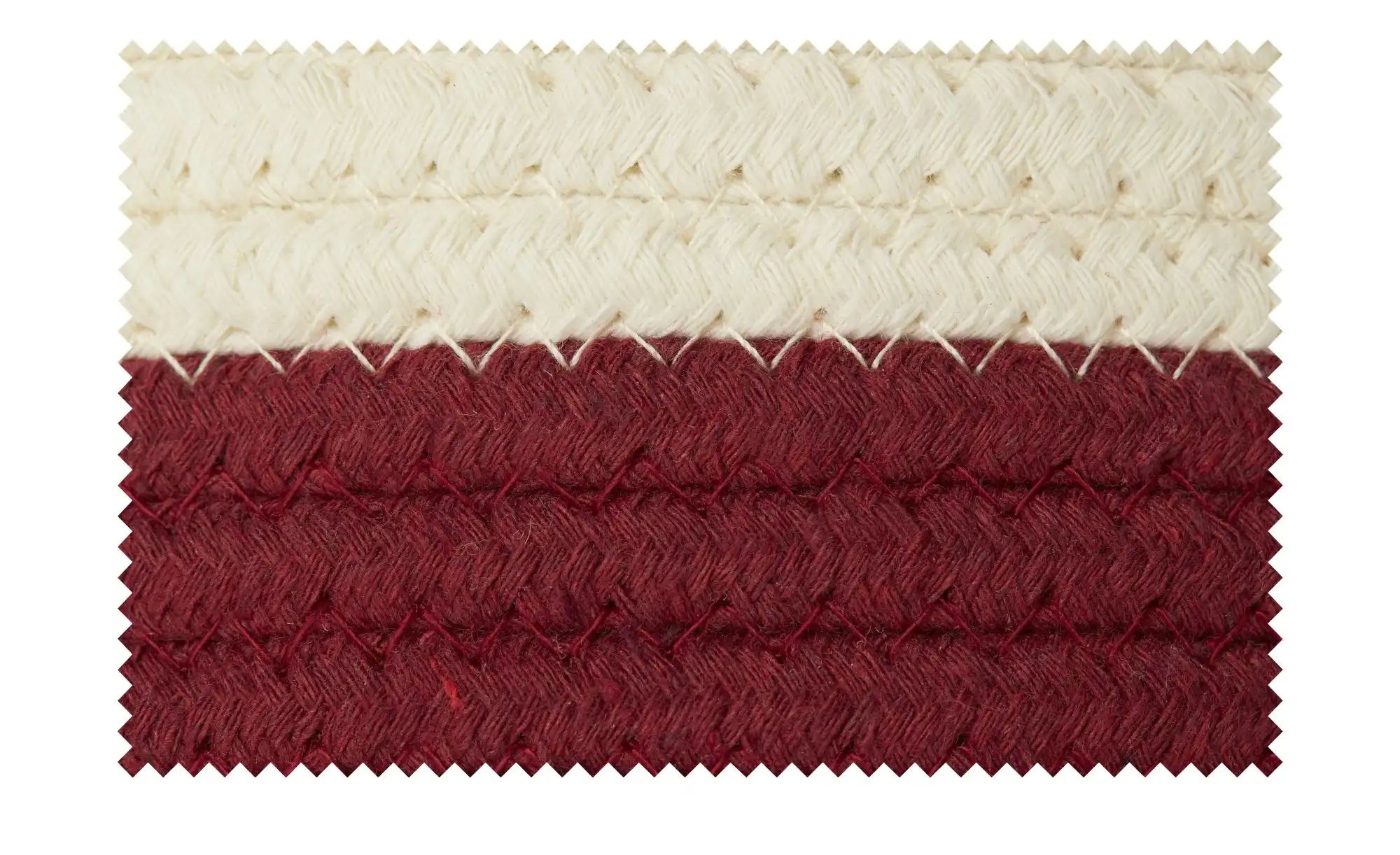 HOME STORY Aufbewahrungskorb  2er Set   ¦ rot ¦ Polyester,Baumwolle ¦ Maße günstig online kaufen