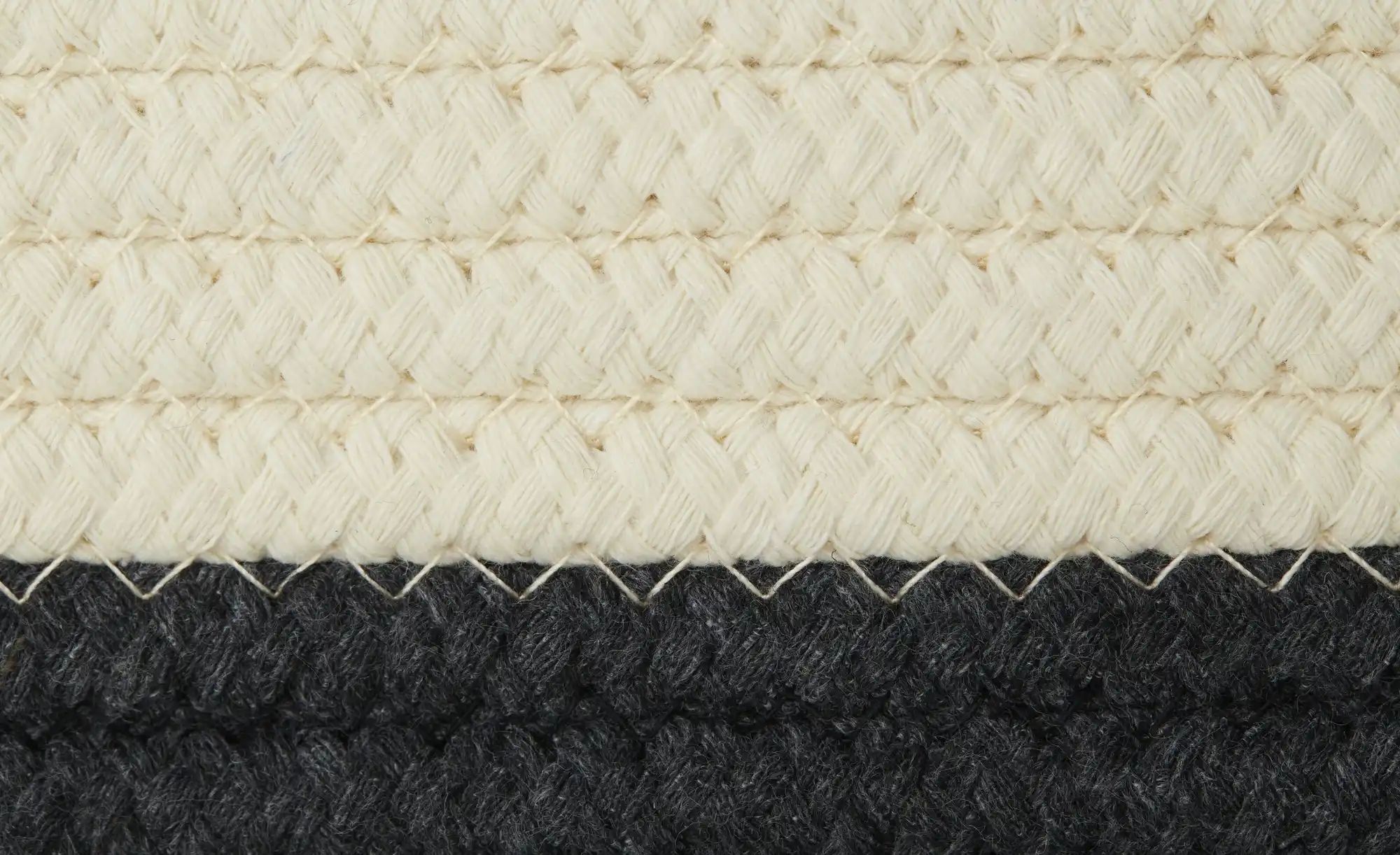 Thumbnail - HOME STORY Aufbewahrungskorb 3er Set ¦ schwarz ¦ Polyester,Baumwolle ¦ Maße (cm): B: 33 H: 11 T: 23.0 Aufbewahrung > ...