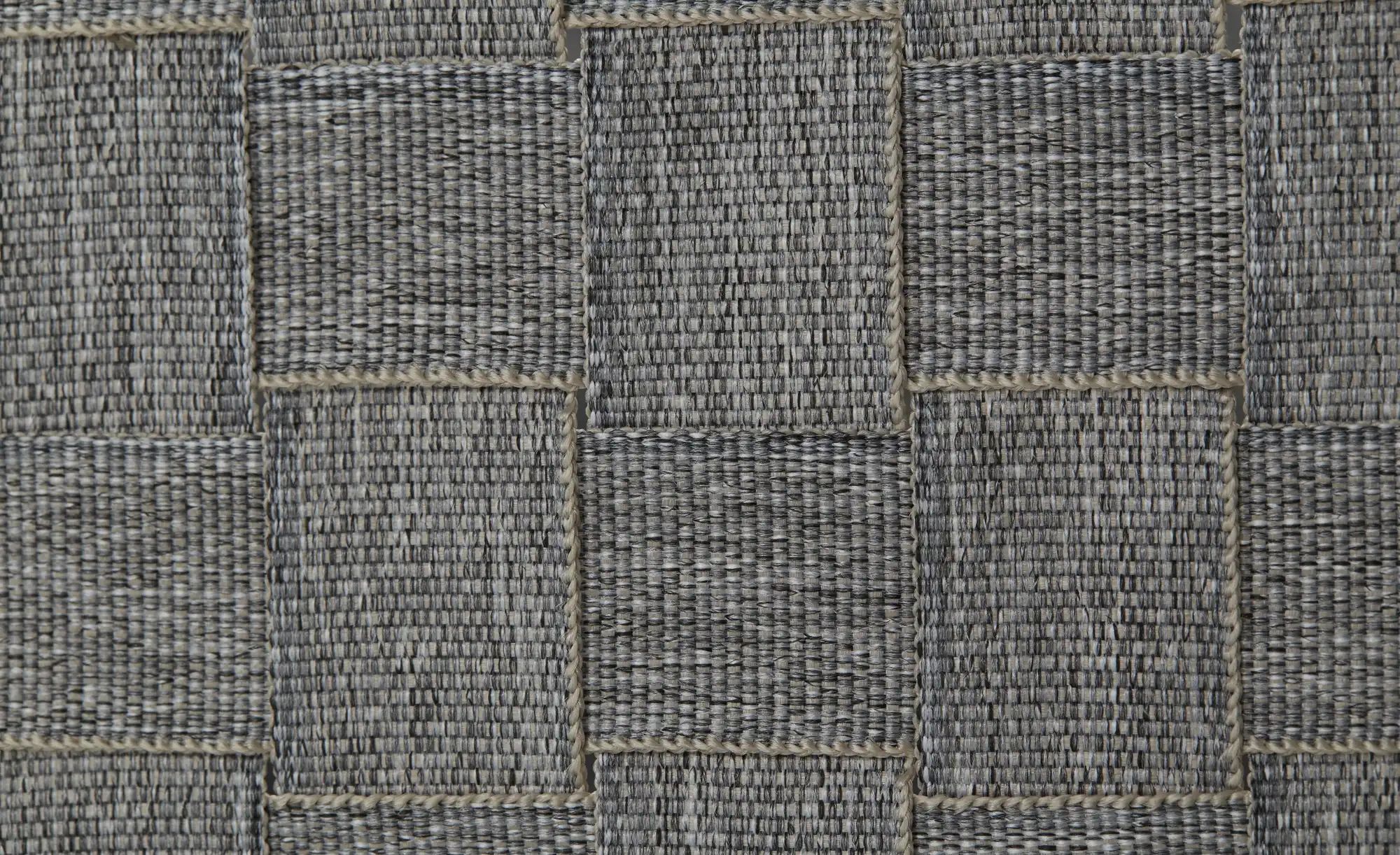 Thumbnail - HOME STORY Aufbewahrungskorb 3er Set ¦ grau ¦ Polyester,Metall ¦ Maße (cm): B: 32,5 H: 12,5 T: 22.0 Aufbewahrung > Kö...