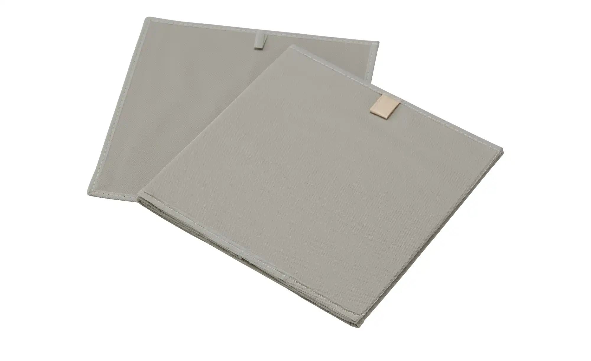 Aufbewahrungsbox faltbar   ¦ grau ¦ Polyester,Pappe ¦ Maße (cm): B: 32 H: 3 günstig online kaufen