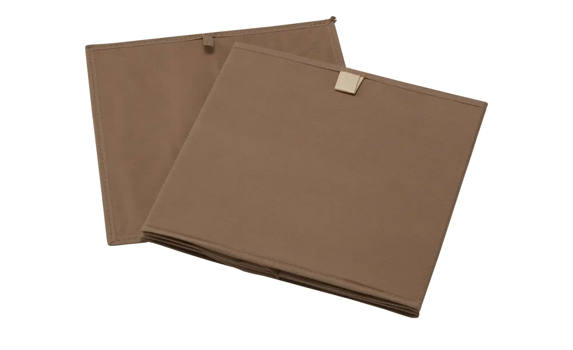 Aufbewahrungsbox faltbar   ¦ braun ¦ Polyester,Pappe ¦ Maße (cm): B: 32 H: günstig online kaufen