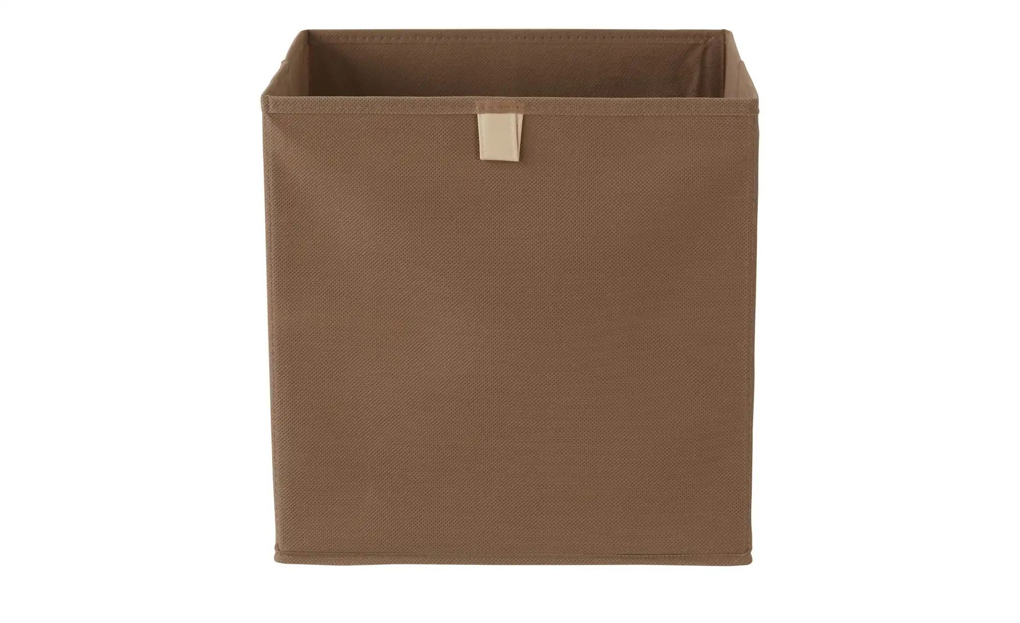 Aufbewahrungsbox faltbar   ¦ braun ¦ Polyester,Pappe ¦ Maße (cm): B: 32 H: günstig online kaufen