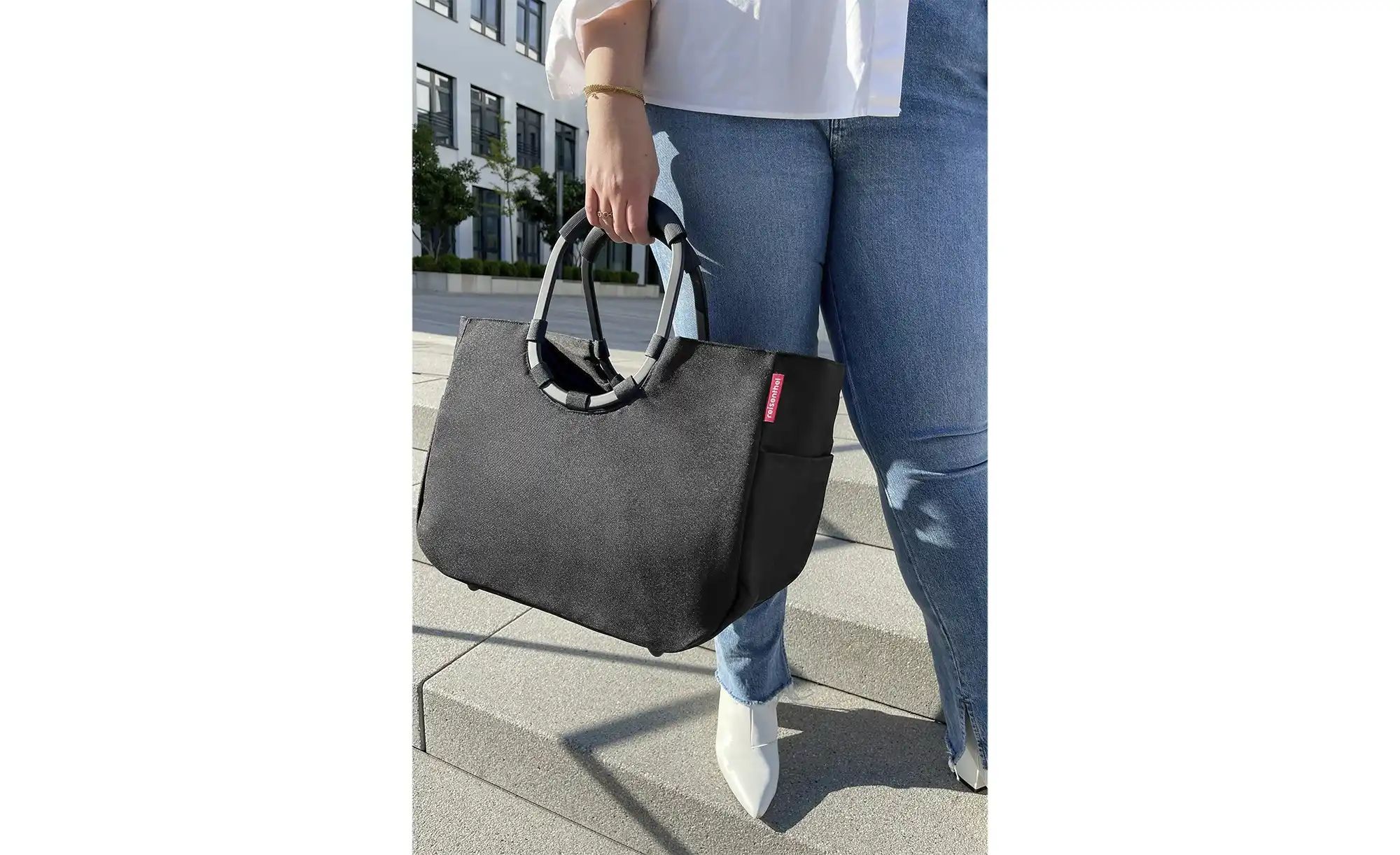 Thumbnail - reisenthel Shoppingtasche   ¦ schwarz ¦ Kunststoff,Metall ¦ Maße (cm): B: 46 H: 34,5 T: 25.0 Aufbewahrung > Taschen & Be...