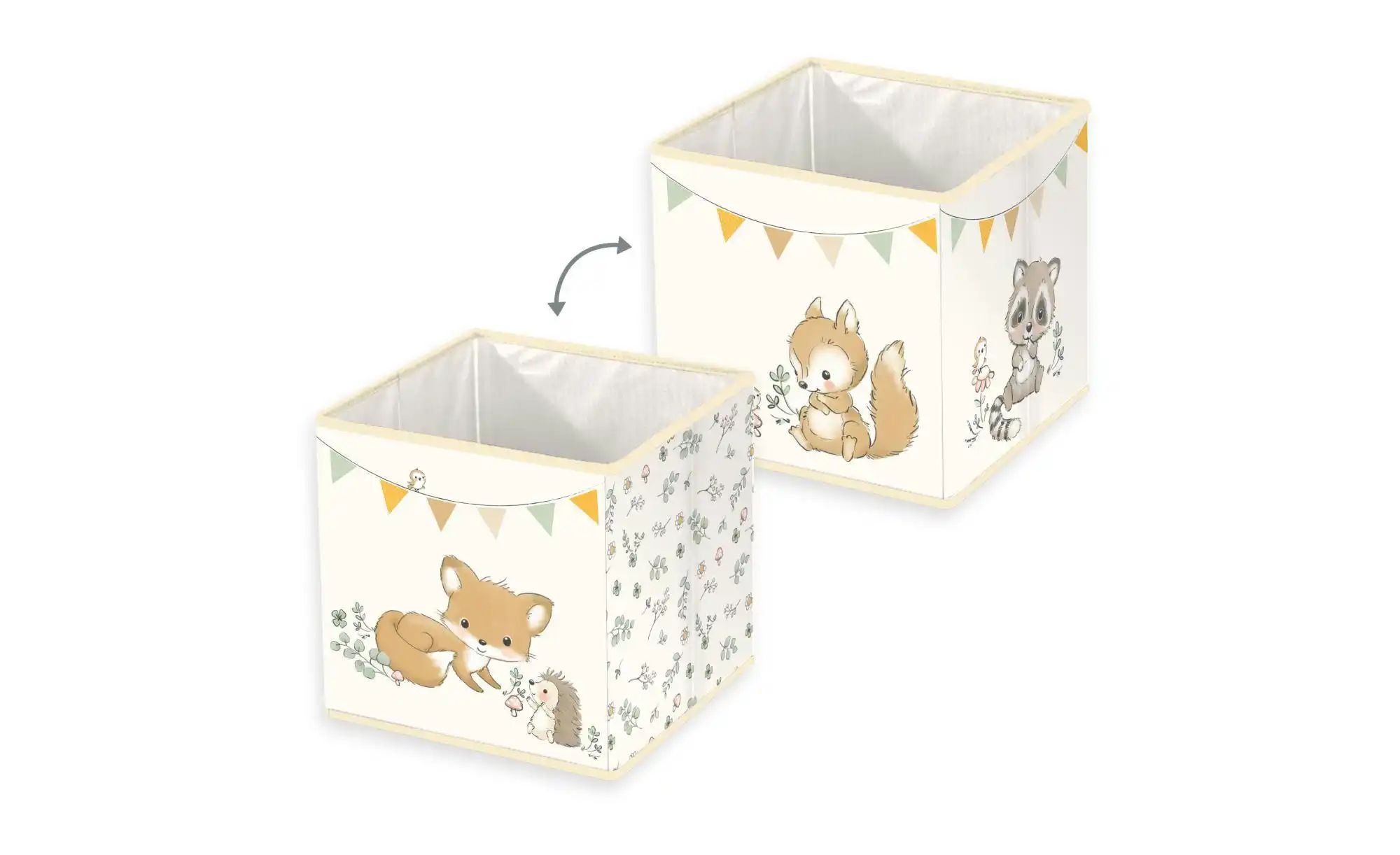 Herding Aufbewahrungsbox  Waldfreunde ¦ mehrfarbig ¦ Stoff ¦ Maße (cm): B: günstig online kaufen