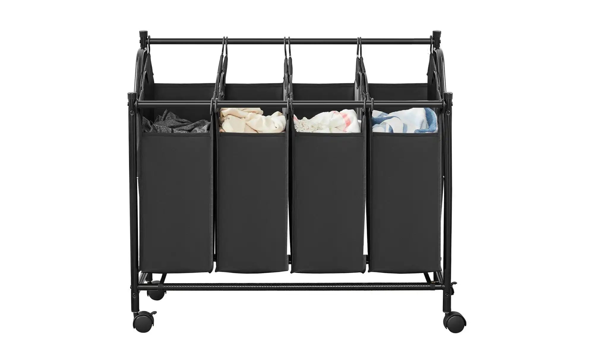 Wäschekorb   ¦ schwarz ¦ Stoff ¦ Maße (cm): B: 87,5 H: 81 Aufbewahrung > Wä günstig online kaufen