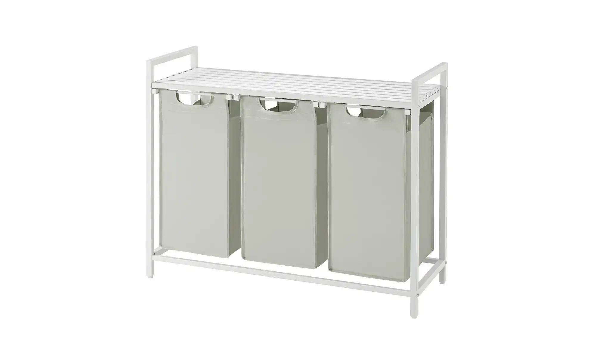 Wäschekorb    creme  Stoff,Metall  Maße (cm): B: 92,5 H: 72 | 00194343042619