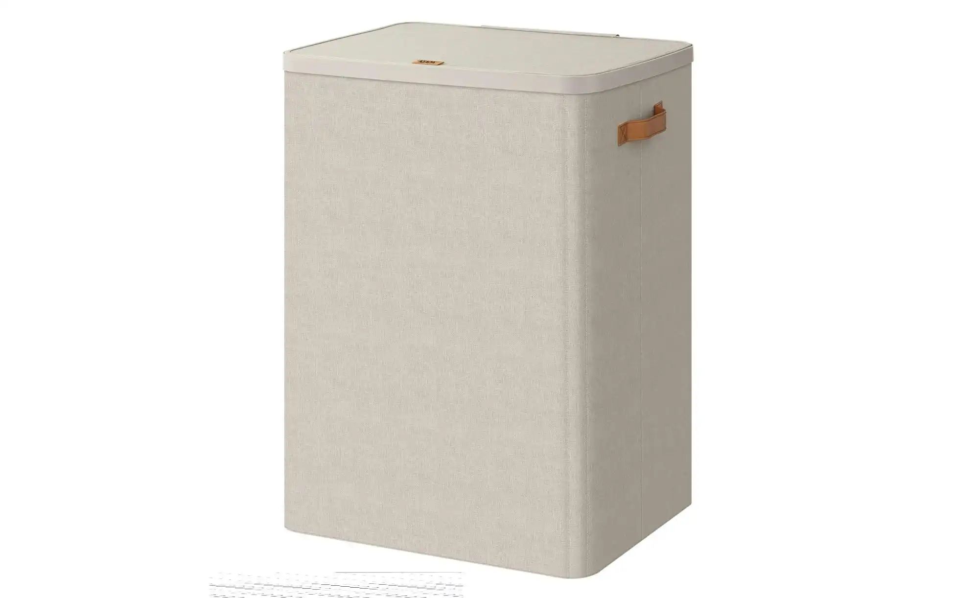 Wäschebox ¦ beige ¦ Polyester,Fiberglas ¦ Maße (cm): B: 56 H: 75 Aufbewahrung > Wäscheaufbewahrung - Höffner