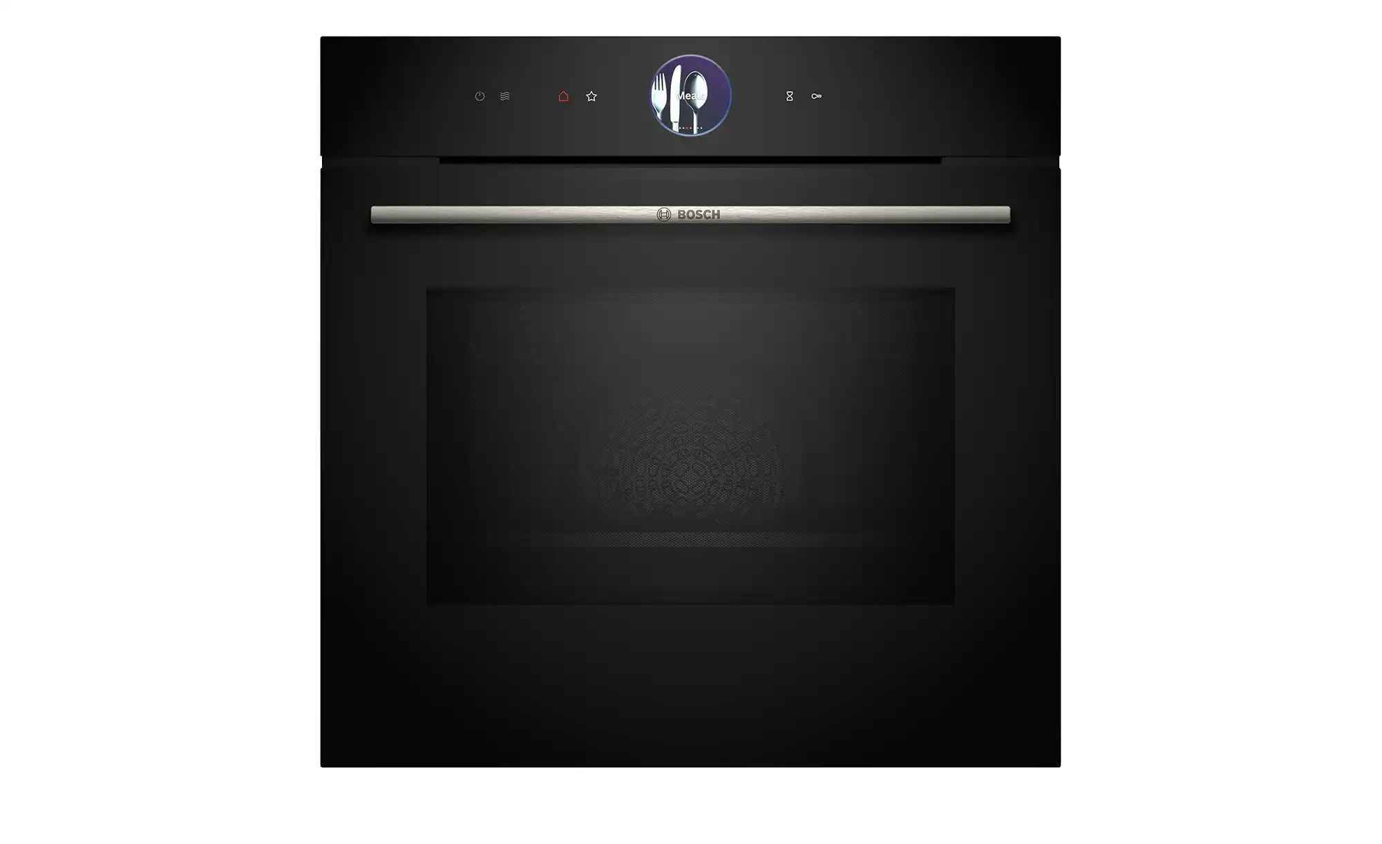 BOSCH Einbau-Backofen  HMG776NB1 ¦ schwarz ¦ Edelstahl,Glas ¦ Maße (cm): B: günstig online kaufen