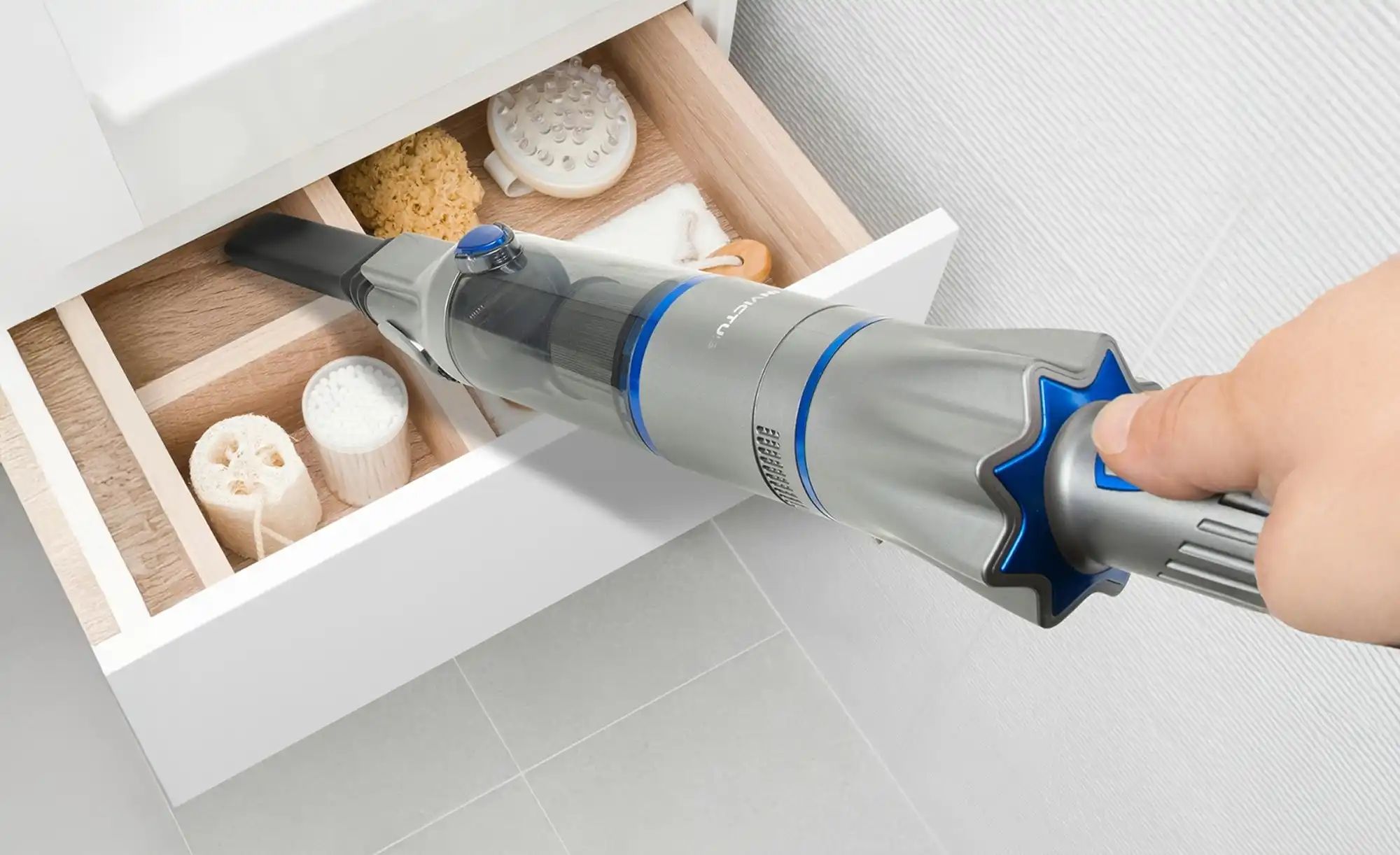 Genius Akku-Handsauger  28258 ¦ silber ¦ Kunststoff,Material-Mix ¦ Maße (cm günstig online kaufen