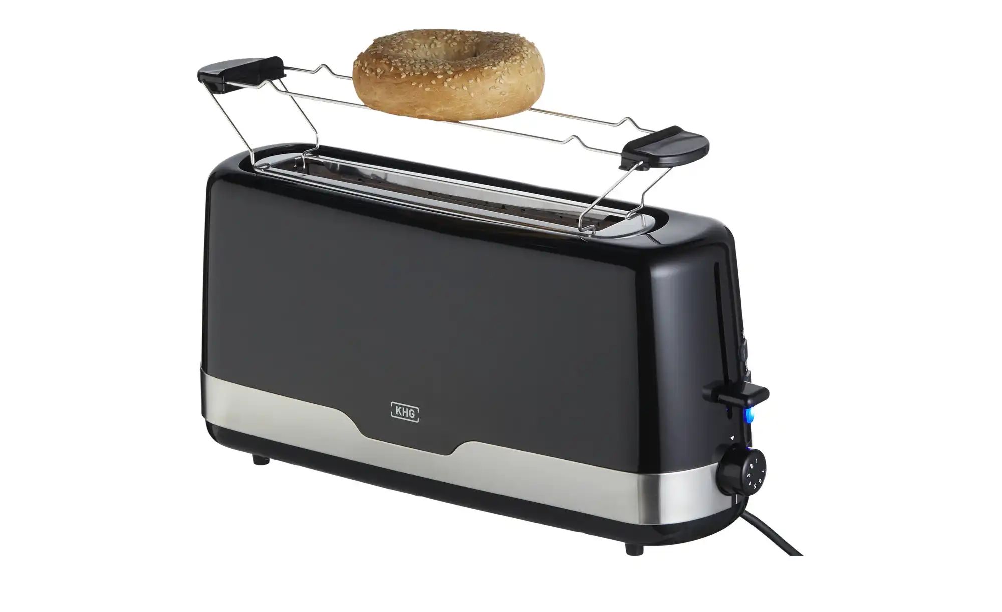 Thumbnail - KHG Toaster  TO-875LS SE2 ¦ schwarz ¦ Edelstahl,Kunststoff,Metall lackiert ¦ Maße (cm): B: 38,2 H: 18,1 T: 11.6 Elektrok...