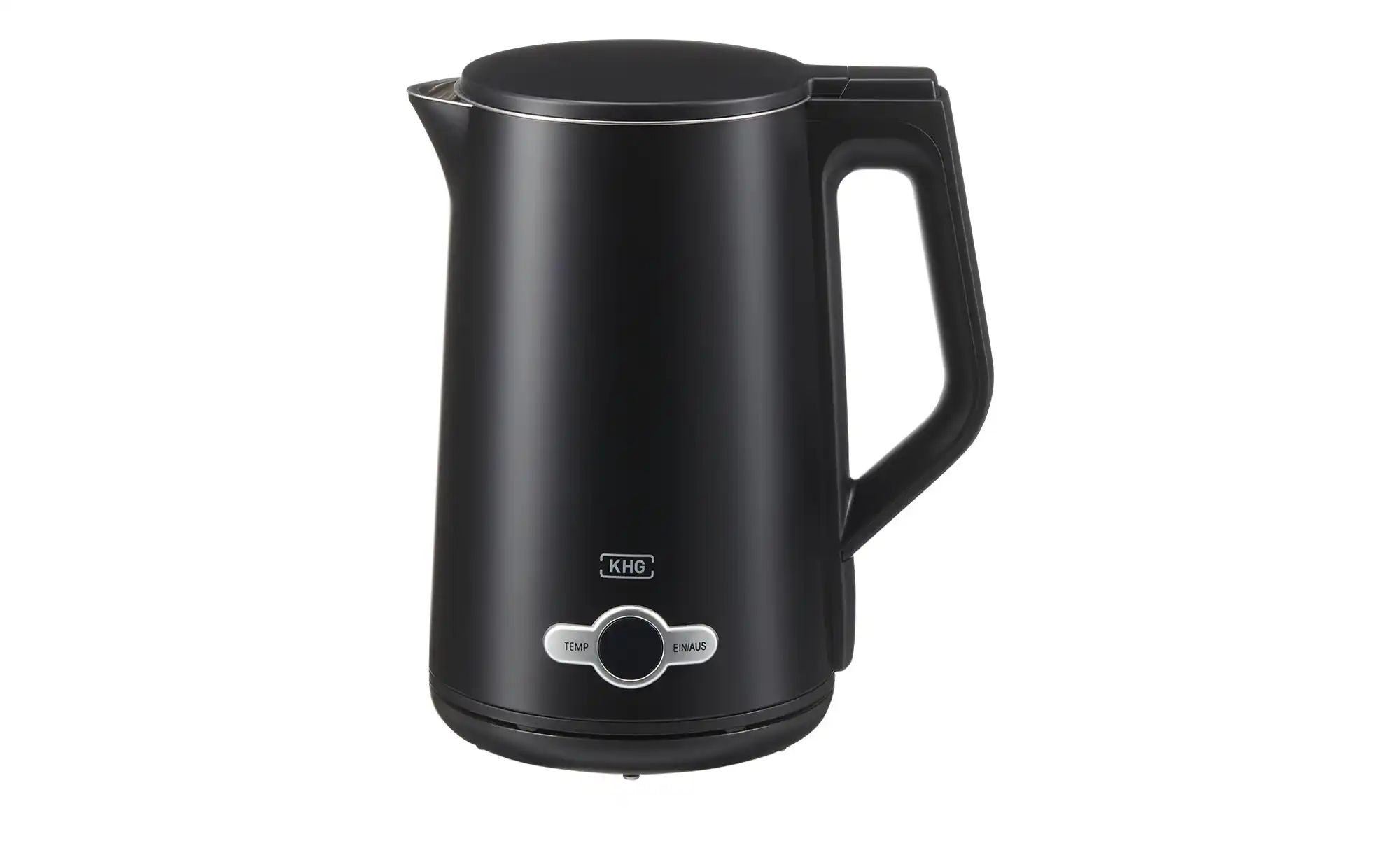 KHG Wasserkocher  WK-1717 DMSE ¦ schwarz ¦ Kunststoff,Edelstahl ¦ Maße (cm) günstig online kaufen