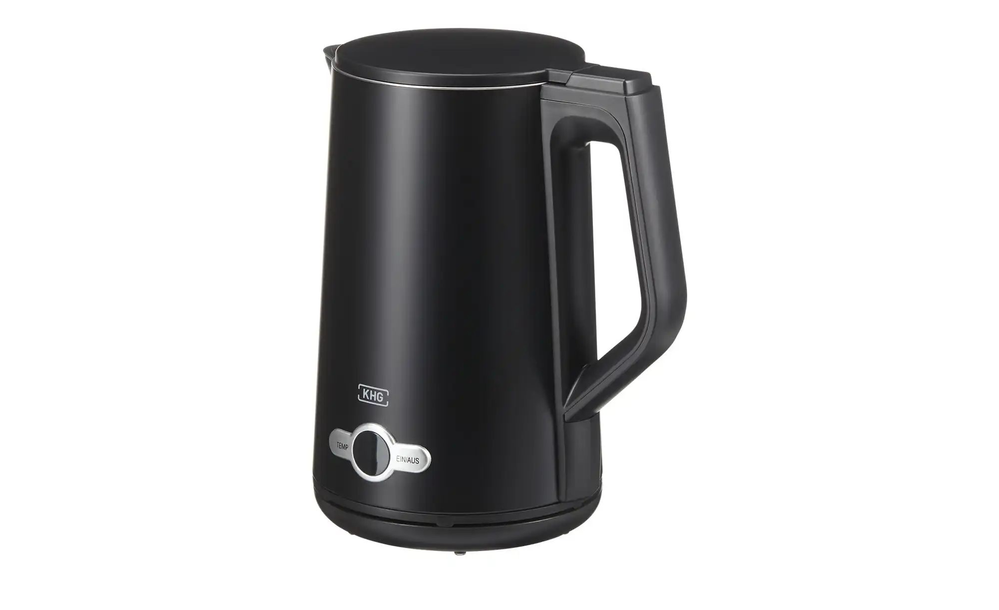 KHG Wasserkocher  WK-1717 DMSE ¦ schwarz ¦ Kunststoff,Edelstahl ¦ Maße (cm) günstig online kaufen
