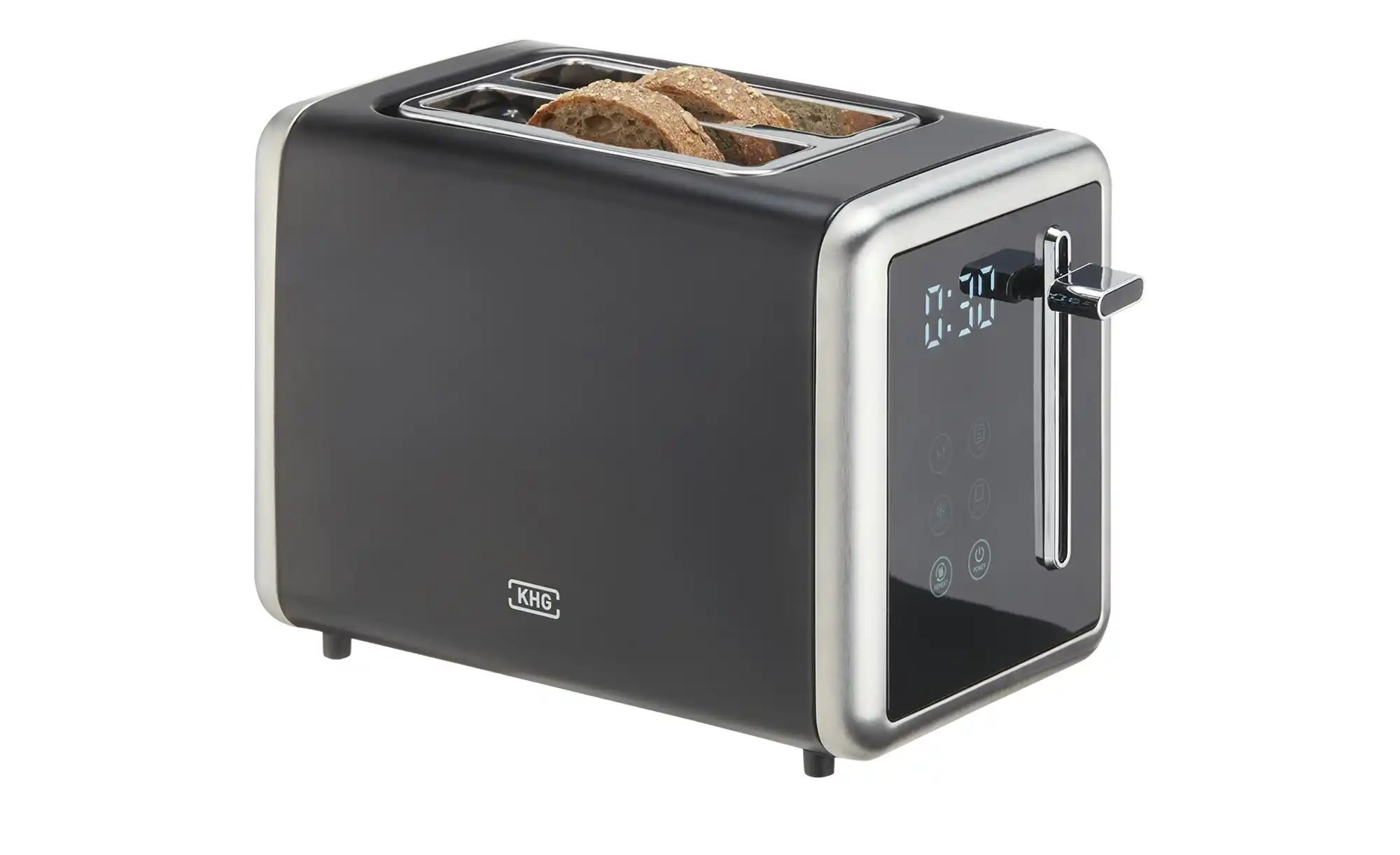 KHG Toaster  TO-900 DMSE ¦ schwarz ¦ Metall,Edelstahl,Kunststoff ¦ Maße (cm günstig online kaufen