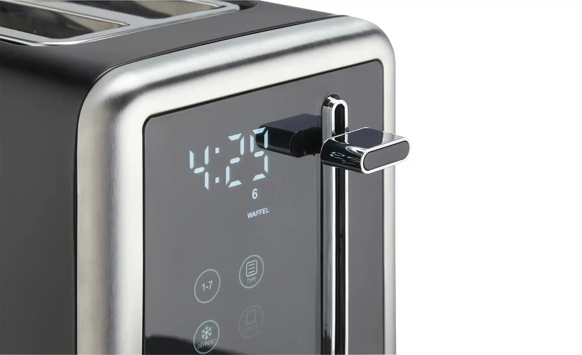 Thumbnail - KHG Toaster TO-900 DMSE ¦ schwarz ¦ Metall,Edelstahl,Kunststoff ¦ Maße (cm): B: 29 H: 18,7 T: 15.5 Elektrokleingeräte >...