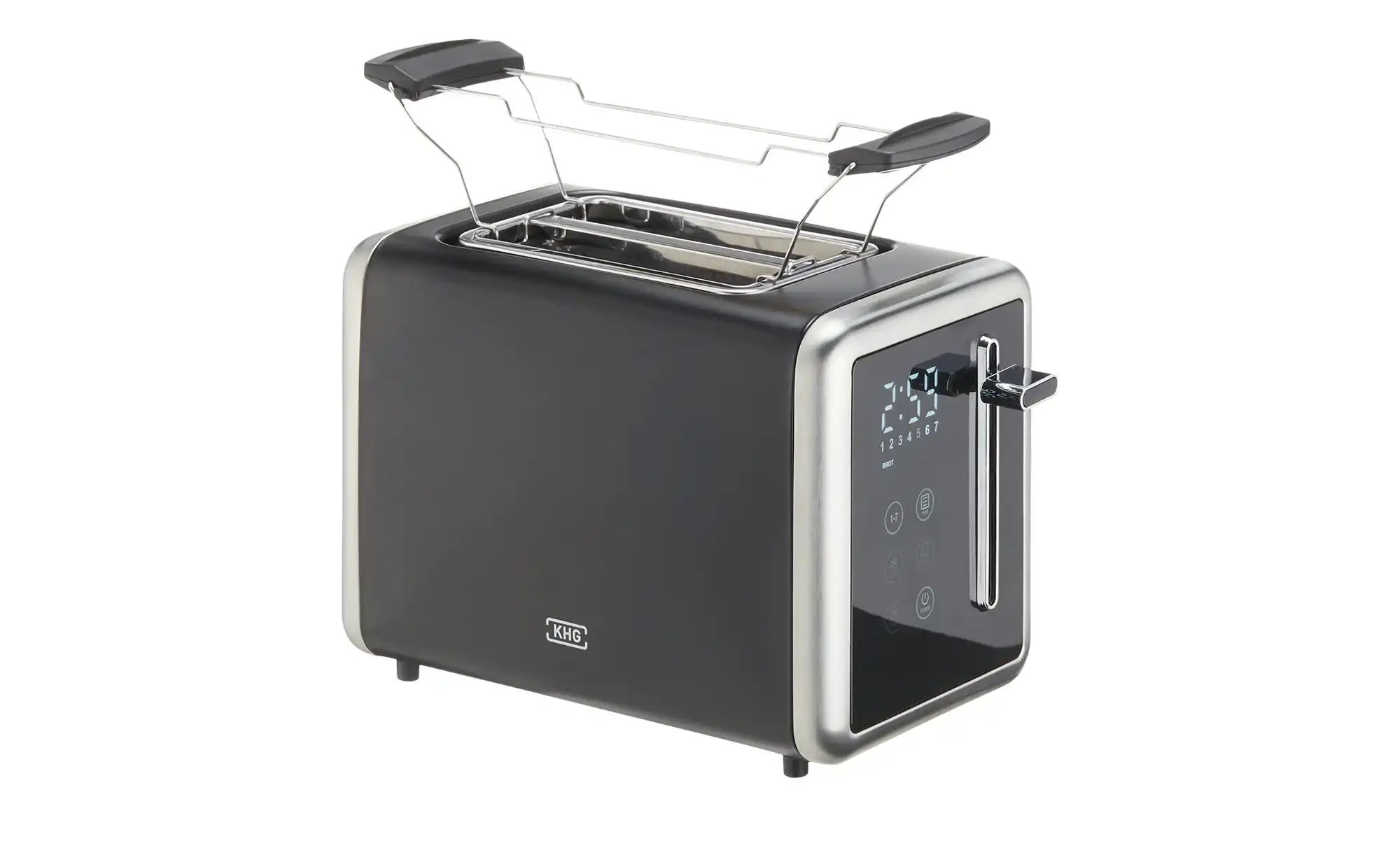 KHG Toaster  TO-900 DMSE ¦ schwarz ¦ Metall,Edelstahl,Kunststoff ¦ Maße (cm günstig online kaufen