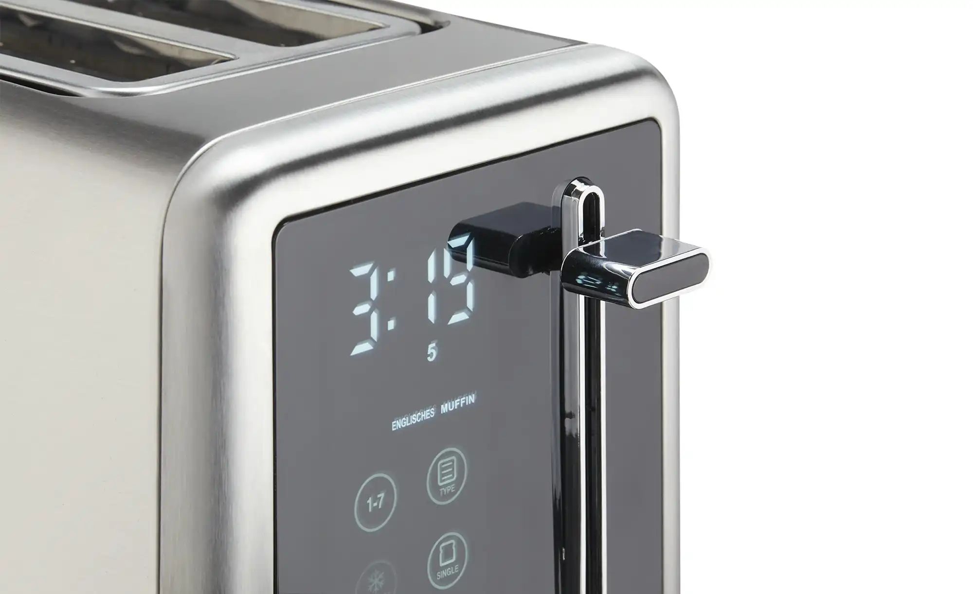 Thumbnail - KHG Toaster TO-900 DES ¦ silber ¦ Kunststoff,Edelstahl ¦ Maße (cm): B: 29 H: 18,7 T: 15.5 Elektrokleingeräte > Toaster ...