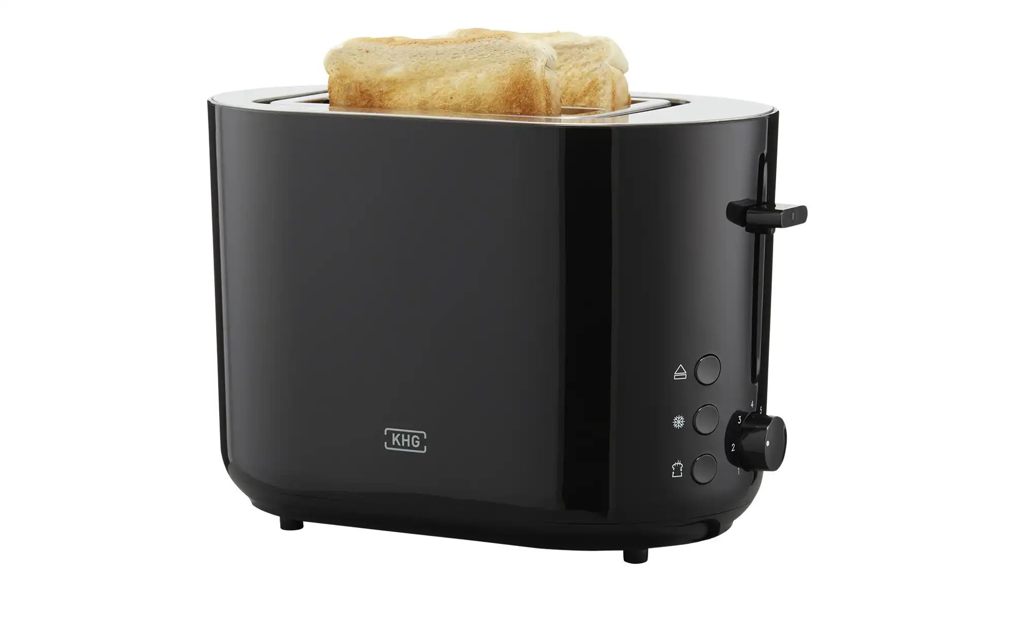 KHG Toaster  TO-859 GSE ¦ schwarz ¦ Metall,Edelstahl,Kunststoff ¦ Maße (cm) günstig online kaufen