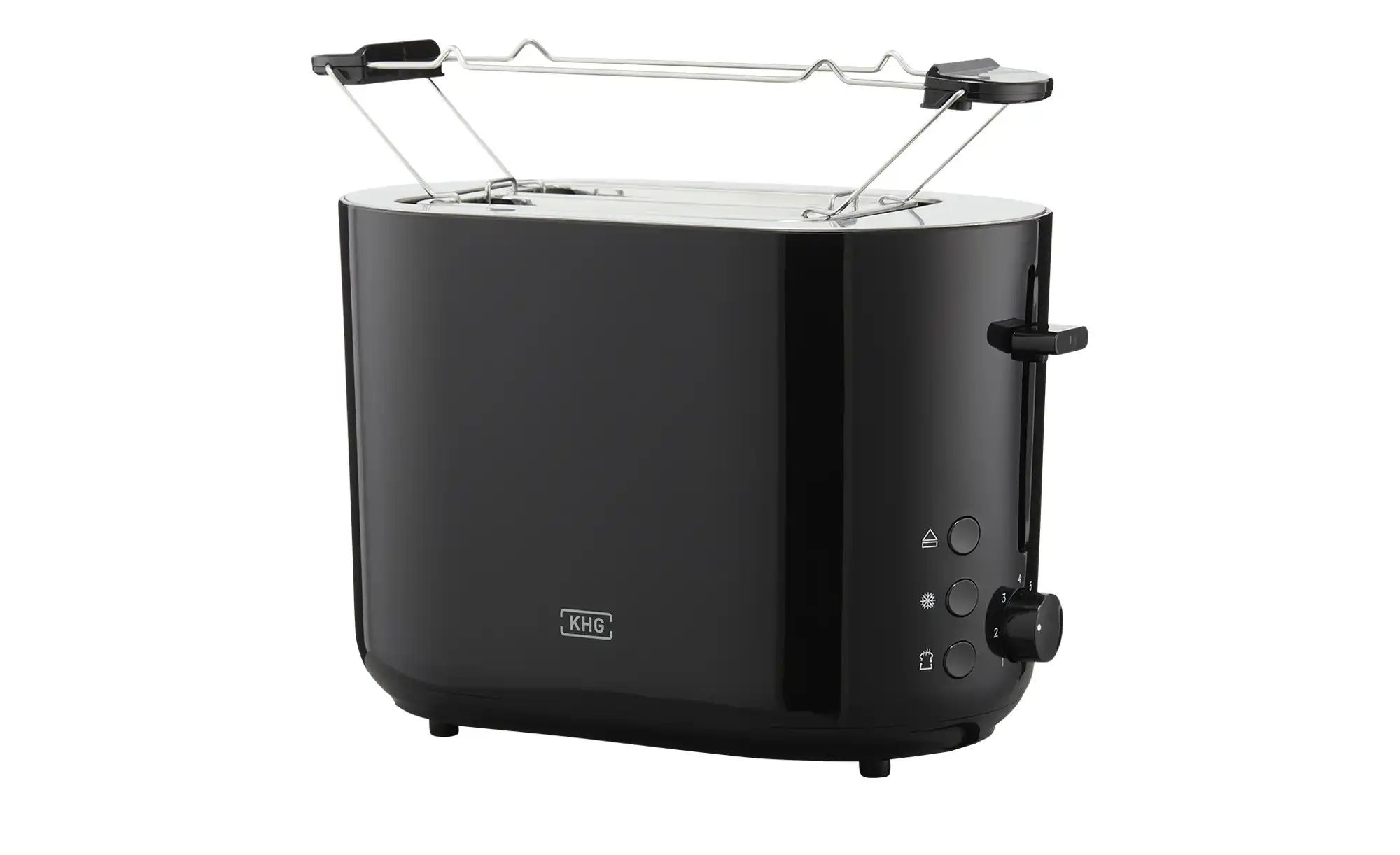 KHG Toaster  TO-859 GSE ¦ schwarz ¦ Metall,Edelstahl,Kunststoff ¦ Maße (cm) günstig online kaufen