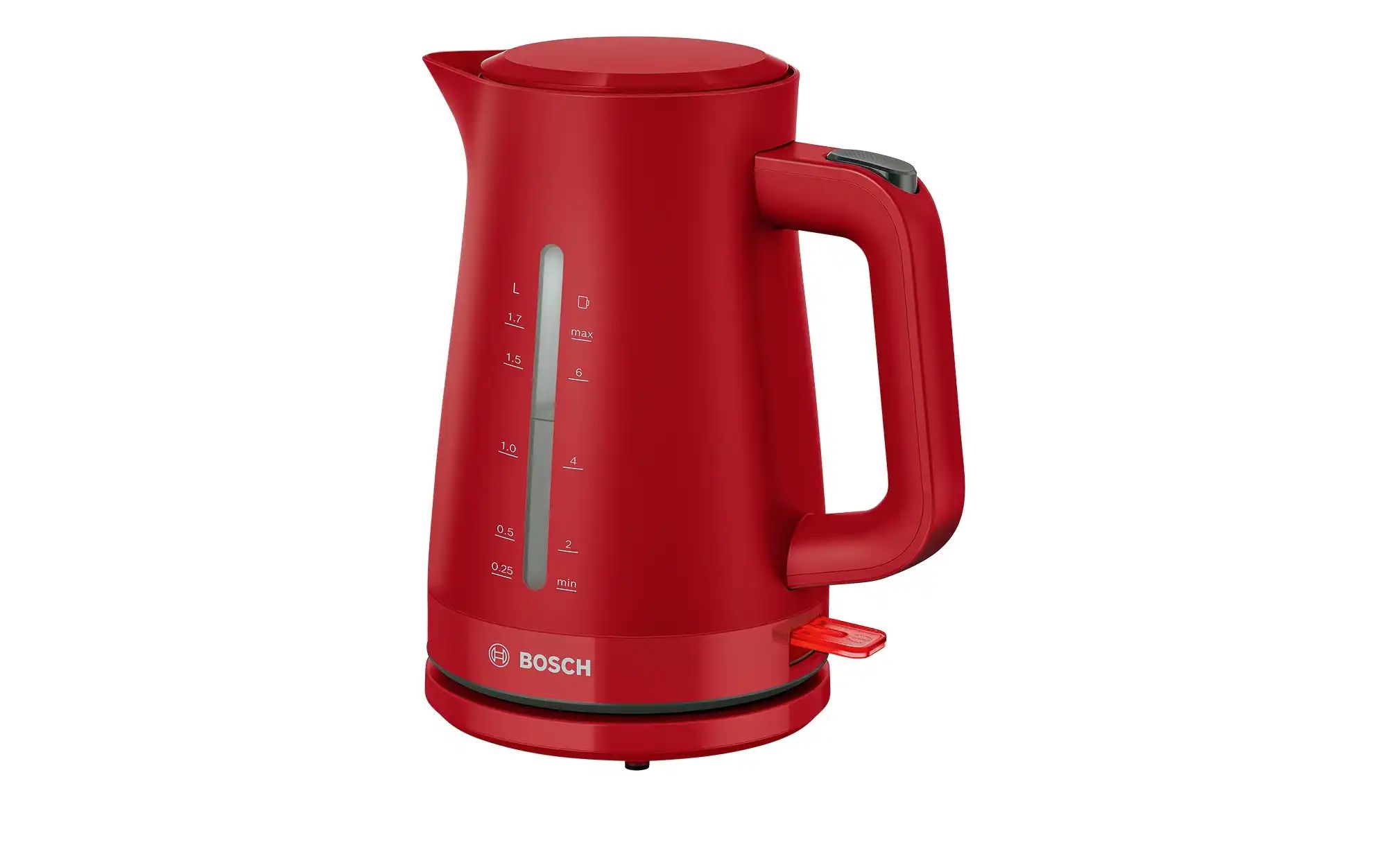 BOSCH Wasserkocher  TWK3M124 ¦ rot ¦ Kunststoff,Metall,Edelstahl ¦ Maße (cm günstig online kaufen