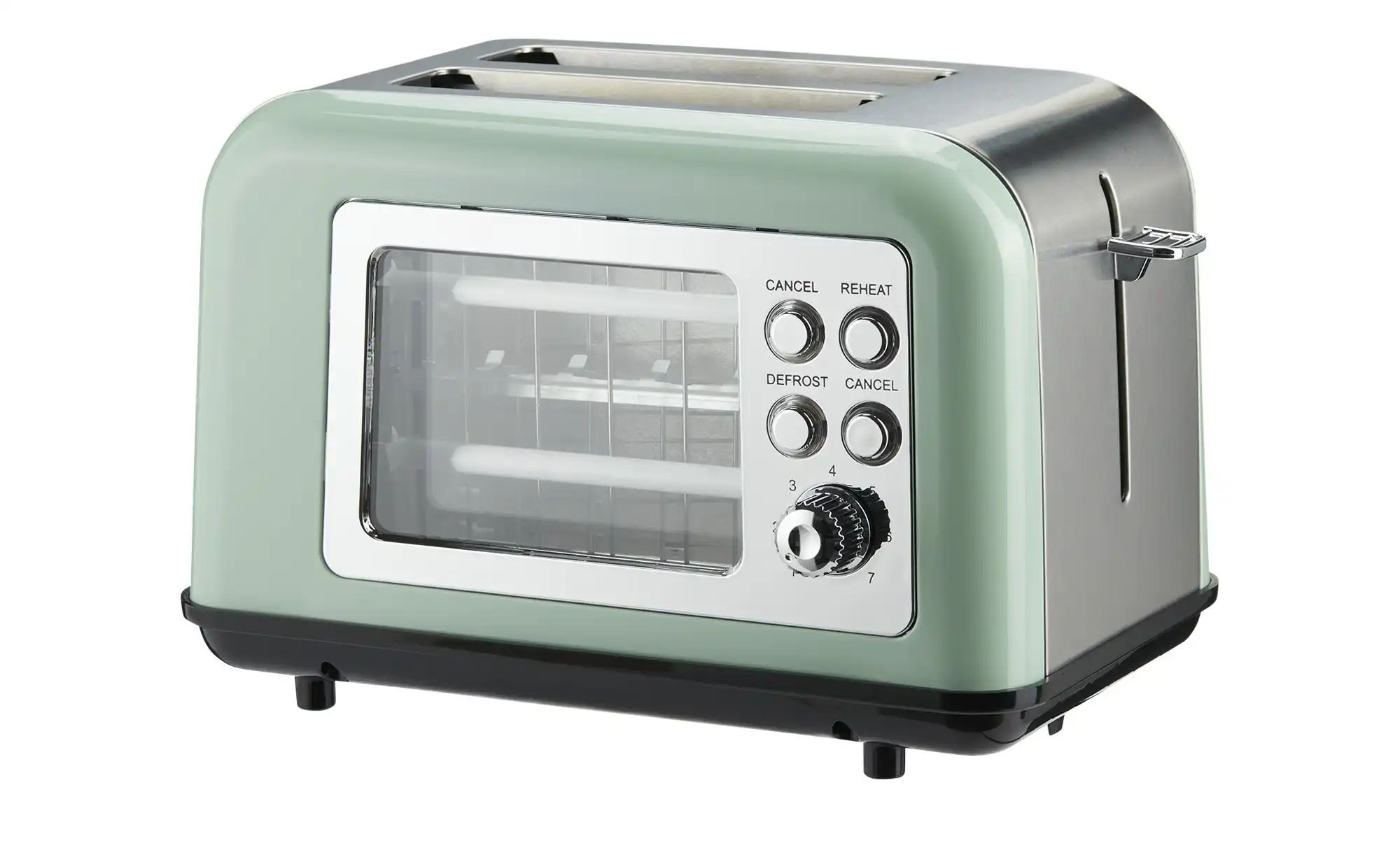 KHG Toaster  TO-8000GG ¦ grün ¦ Kunststoff ¦ Maße (cm): B: 28,3 H: 18 T: 18 günstig online kaufen