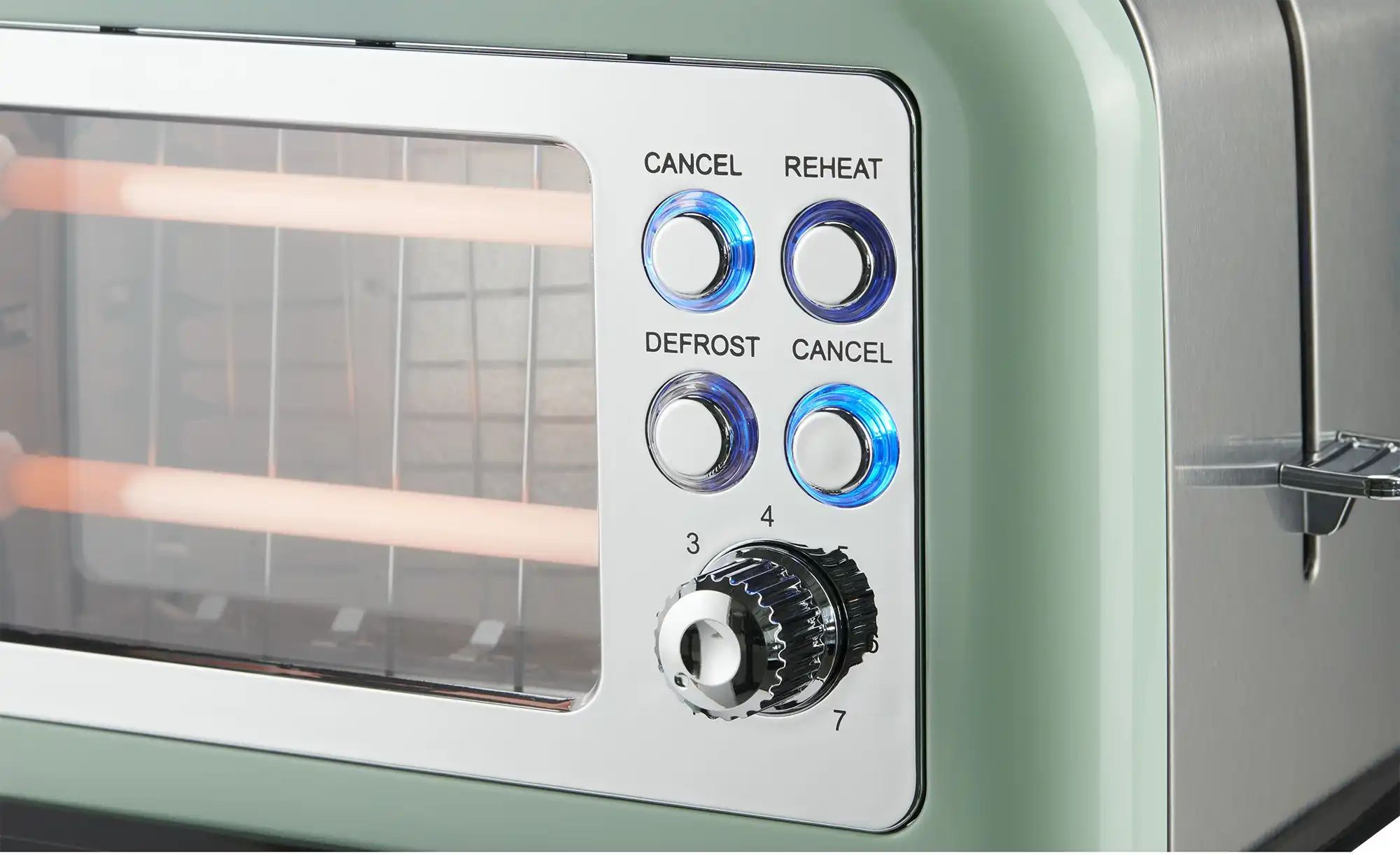KHG Toaster  TO-8000GG ¦ grün ¦ Kunststoff ¦ Maße (cm): B: 28,3 H: 18 T: 18 günstig online kaufen