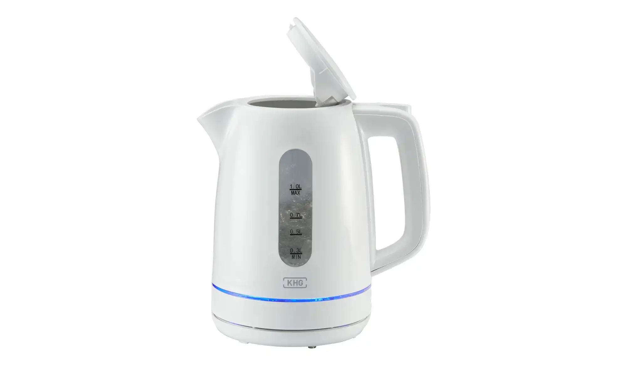 KHG Wasserkocher  WK-102W ¦ weiß ¦ Edelstahl,Kunststoff ¦ Maße (cm): B: 21 günstig online kaufen