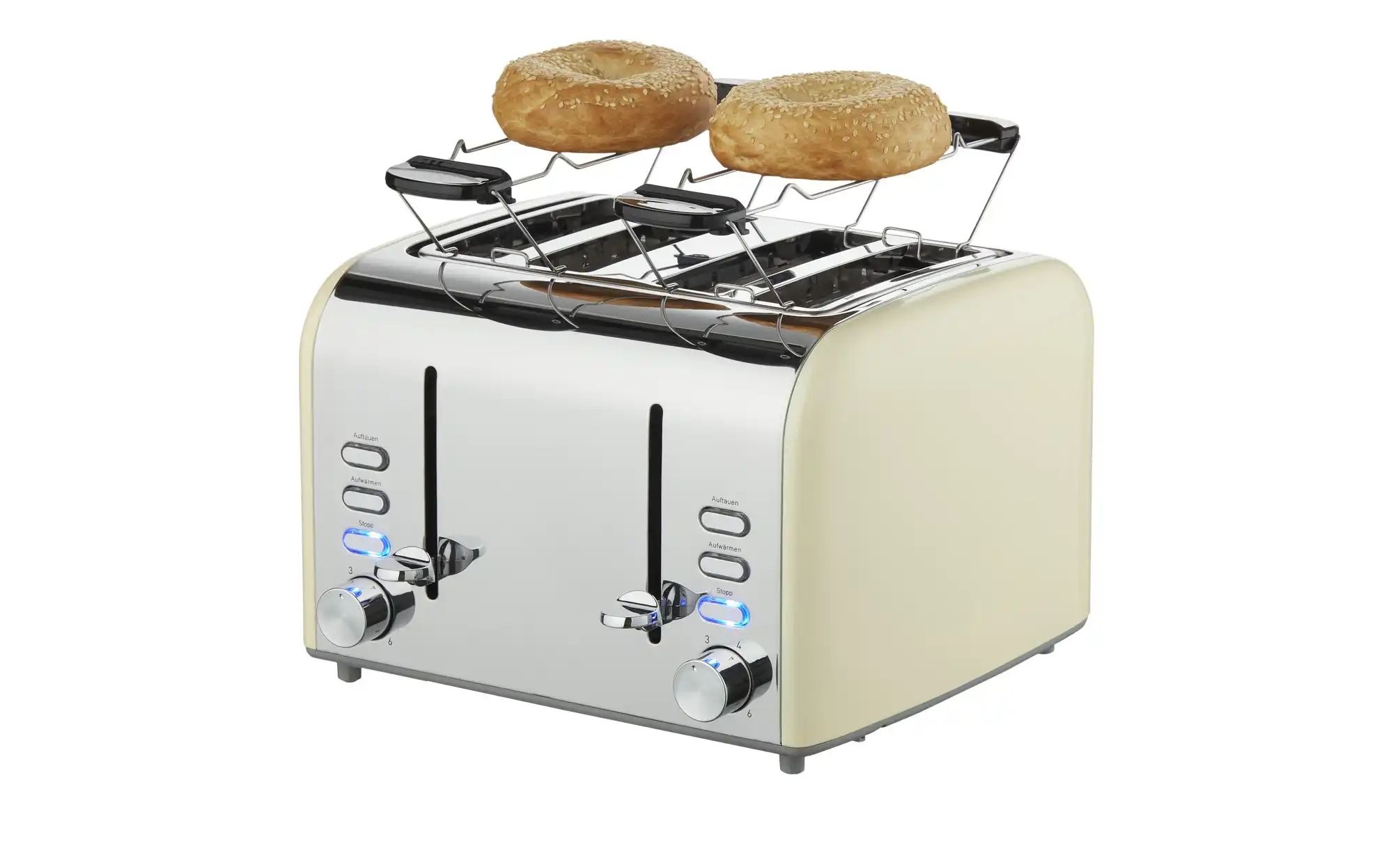 Thumbnail - KHG Toaster TO-858VS (CE) ¦ creme ¦ Edelstahl,Metall lackiert,Kunststoff ¦ Maße (cm): B: 29 H: 20 T: 29.0 Elektrokleing...