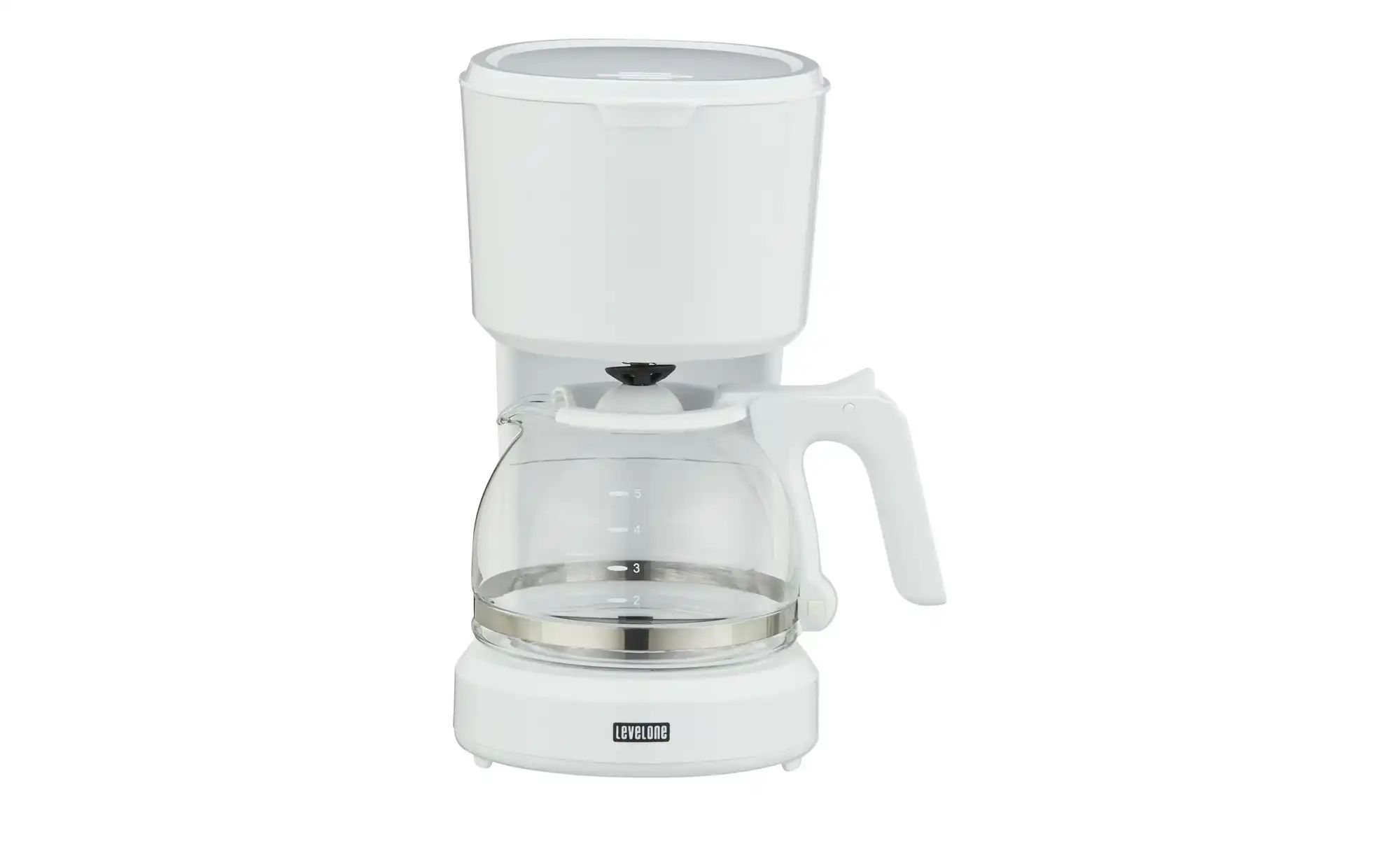 levelone Kaffeautomat  KA-060W ¦ weiß ¦ Kunststoff,Glas,Metall ¦ Maße (cm): günstig online kaufen