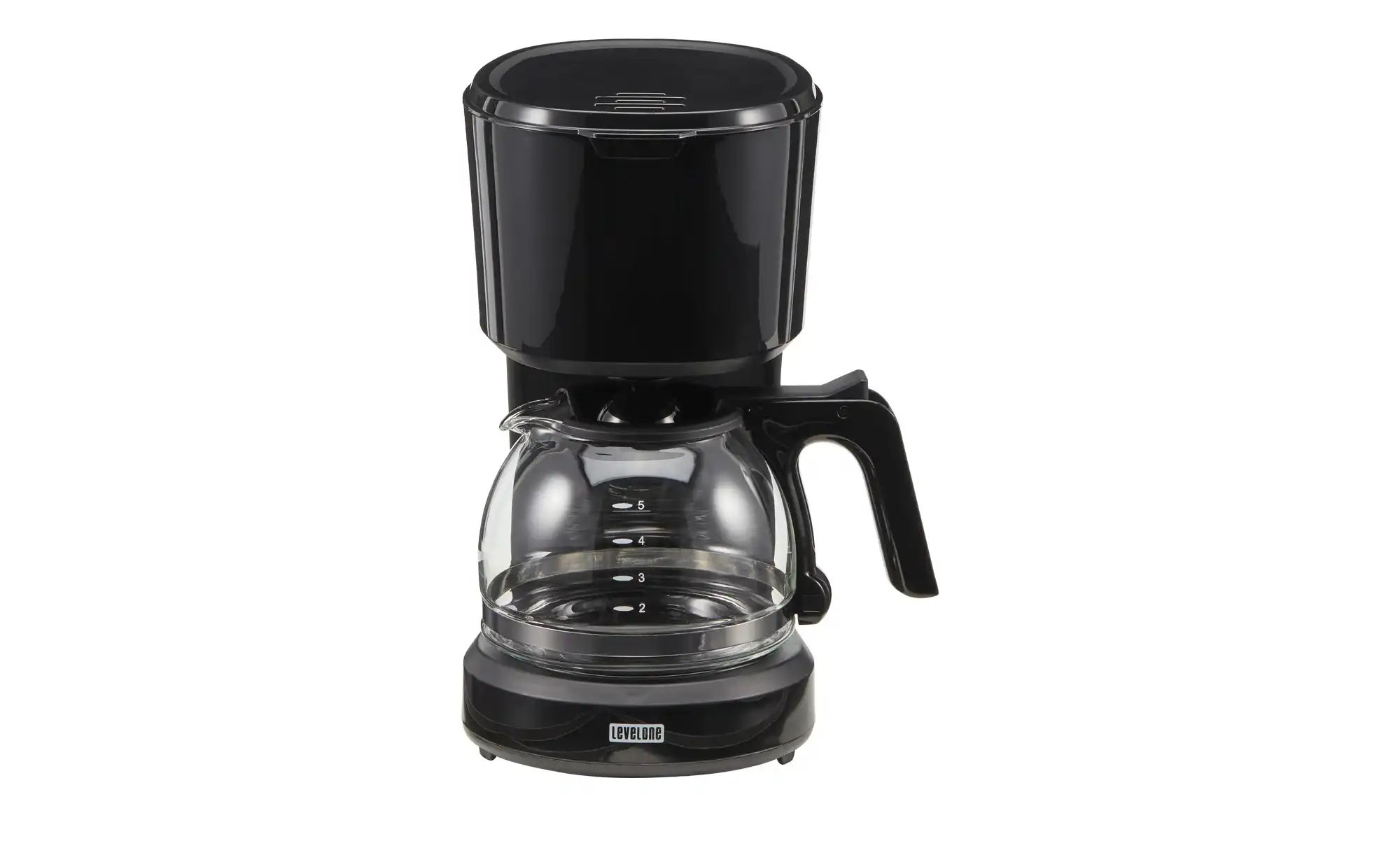 levelone Kaffeautomat KA-060S ¦ schwarz ¦ Kunststoff,Glas,Metall ¦ Maße (cm): B: 11 H: 24 T: 21.0 Elektrokleingeräte > Kaffee & Espressomaschinen - Höffner