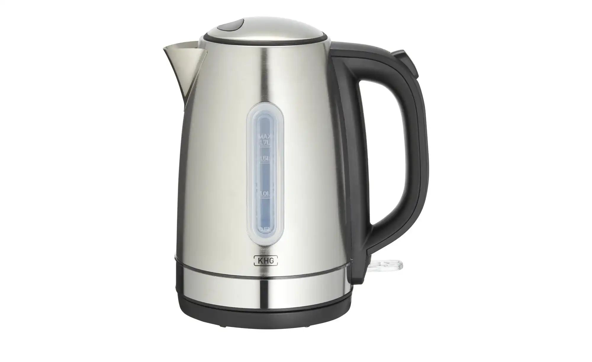 KHG Wasserkocher  WK-1718ES ¦ silber ¦ Edelstahl,Kunststoff ¦ Maße (cm): B: günstig online kaufen