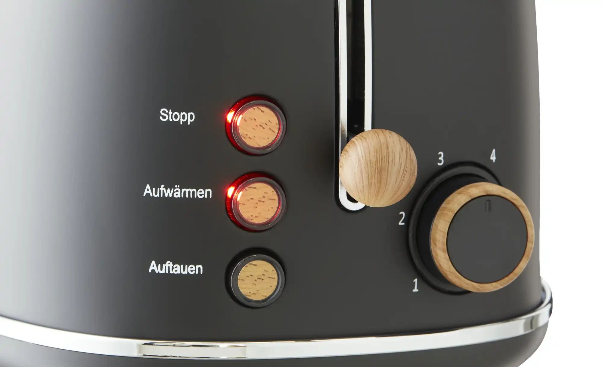 Thumbnail - KHG Toaster TO-850 MSH ¦ schwarz ¦ Edelstahl,Metall,Kunststoff ¦ Maße (cm): B: 29,3 H: 18,5 T: 19.2 Elektrokleingeräte ...
