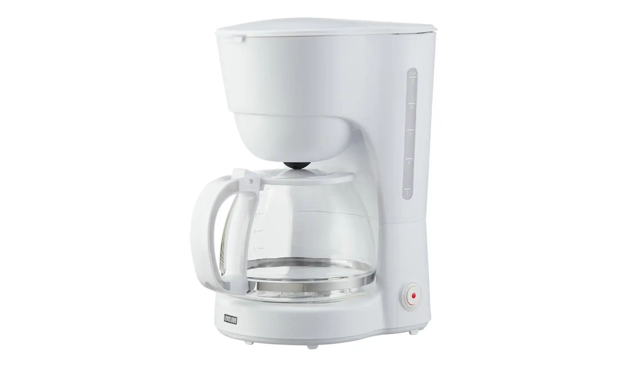 levelone Kaffeemaschine  KA-132W ¦ weiß ¦ Kunststoff,Glas,Metall ¦ Maße (cm günstig online kaufen