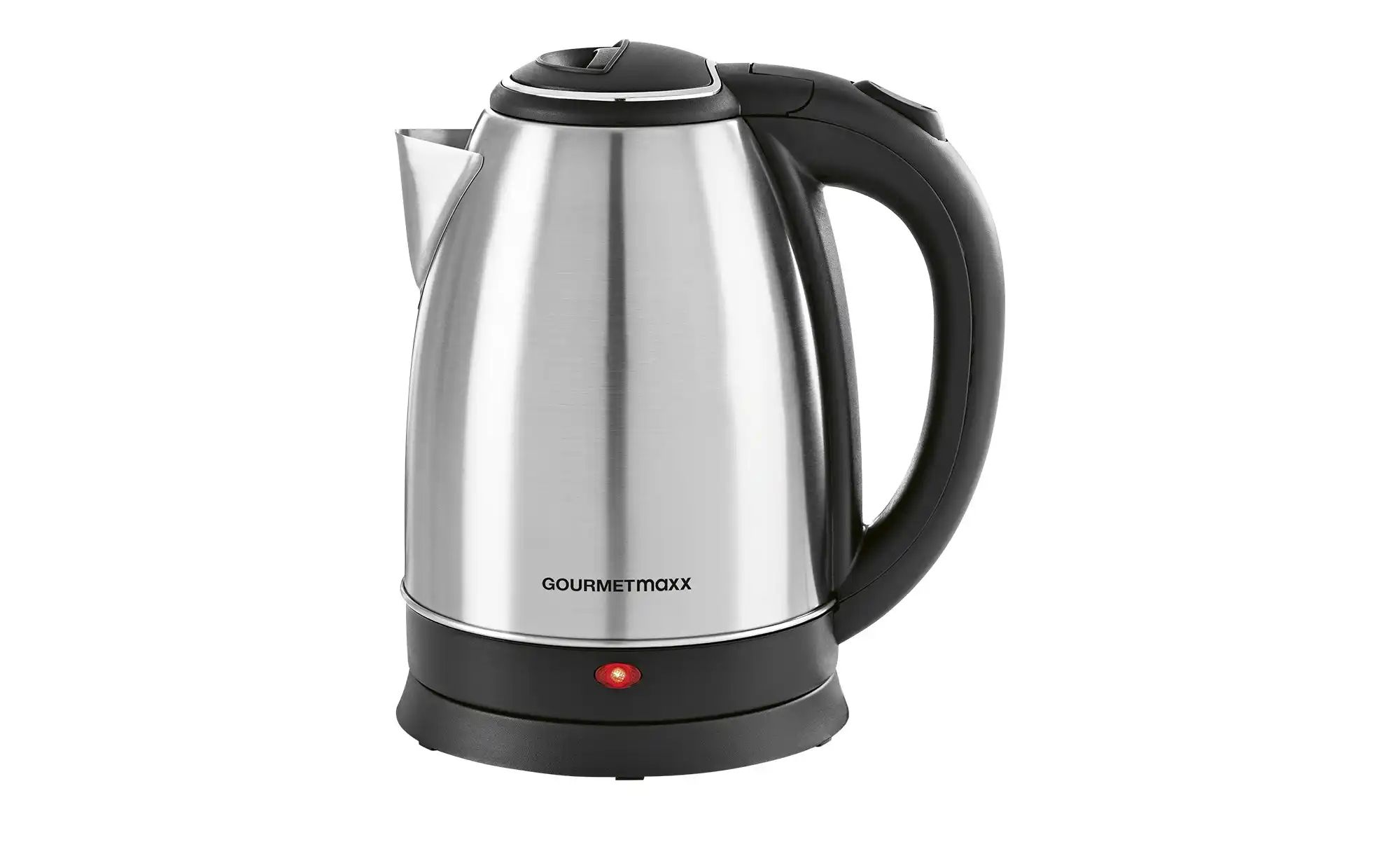 GourmetMaxx Wasserkocher  13704 ¦ silber ¦ Edelstahl ¦ Maße (cm): B: 17 H: günstig online kaufen