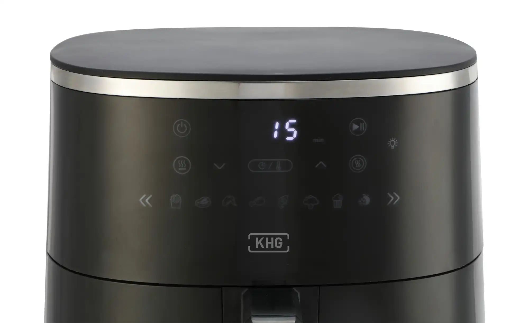 Thumbnail - KHG Heißluft-Fritteuse  HLF-1500DS ¦ schwarz ¦ Kunststoff,Metall ¦ Maße (cm): B: 26,8 H: 27,2 T: 33.8 Elektrokleingeräte...