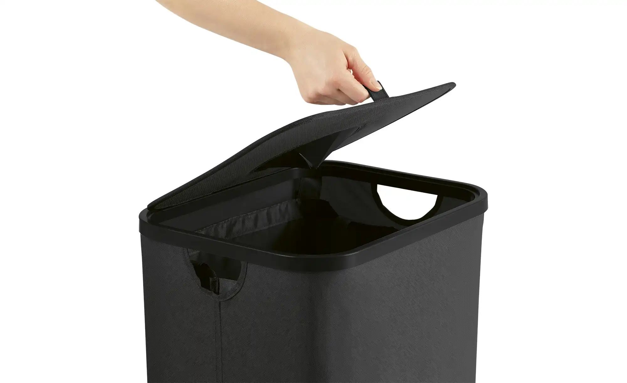 EasyMaxx Pfandflaschen-Sammelbehälter   ¦ schwarz ¦ Polyester,Kunststoff,Pa günstig online kaufen