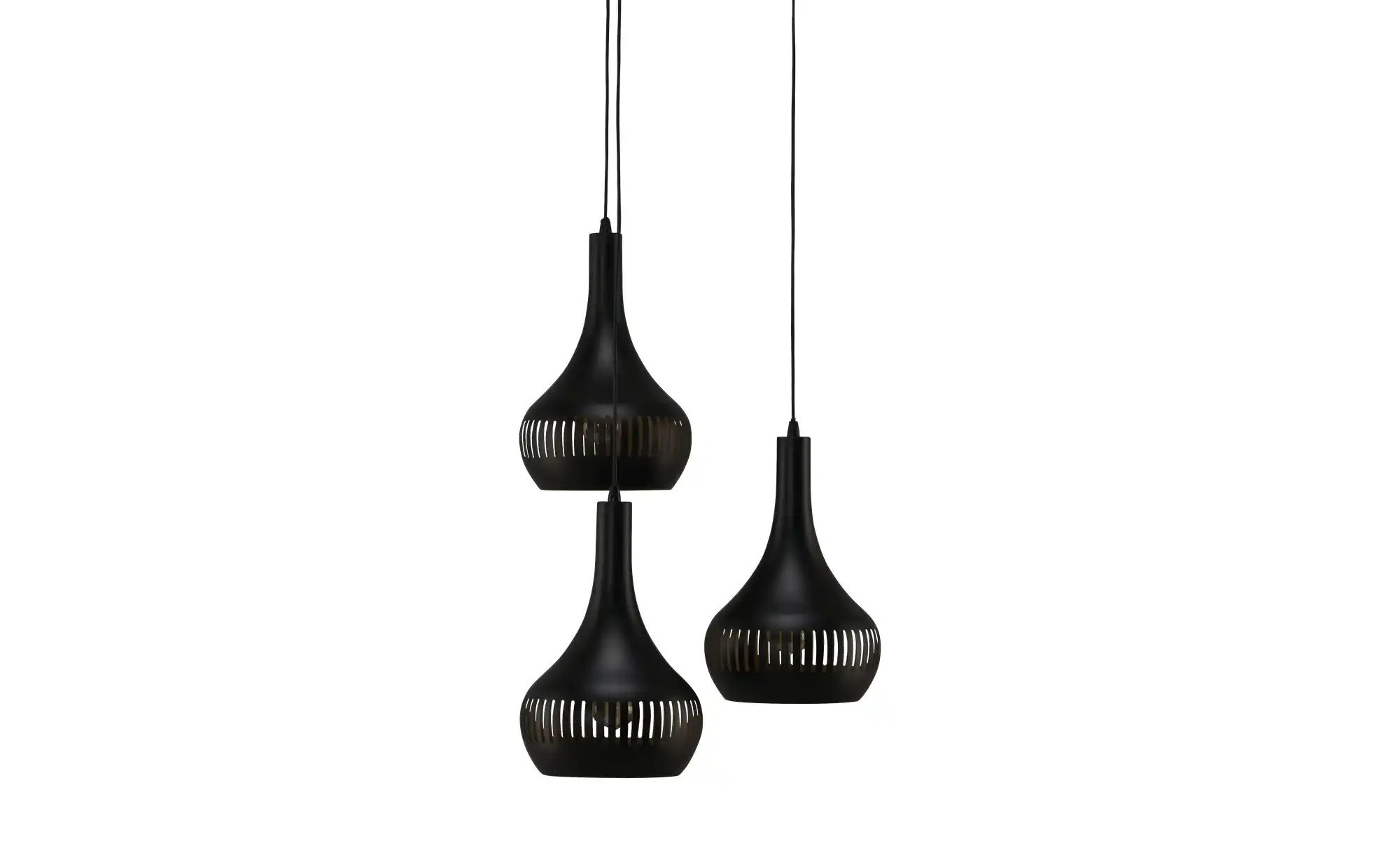 Pendelleuchte   ¦ schwarz ¦ Maße (cm): H: 180  Ø: 40 Lampen & Leuchten > Pe günstig online kaufen