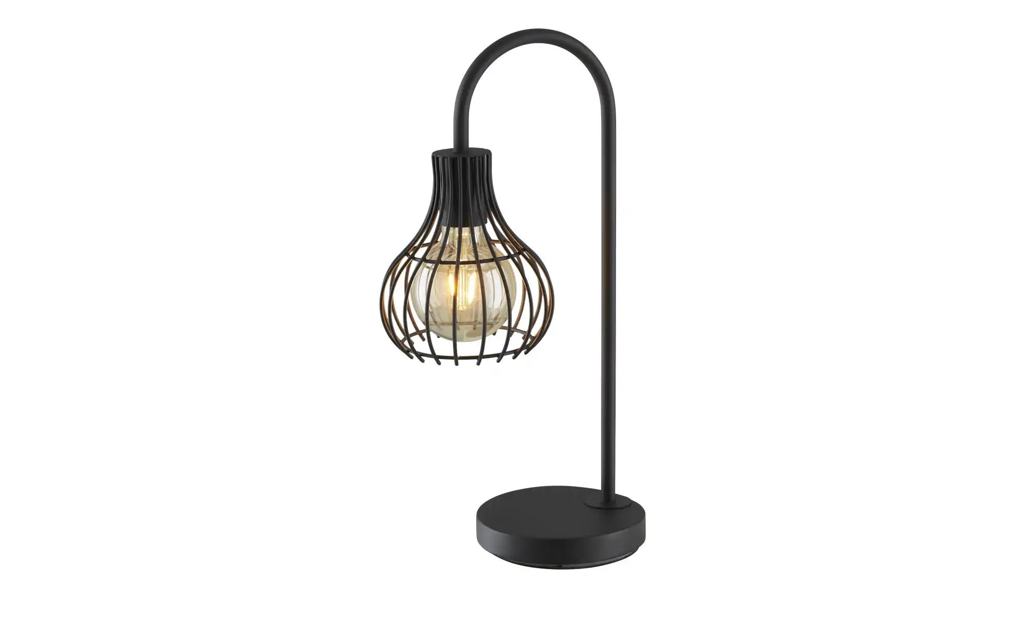 Tischleuchte   ¦ schwarz ¦ Maße (cm): B: 25 H: 48 T: 16.0 Lampen & Leuchten günstig online kaufen