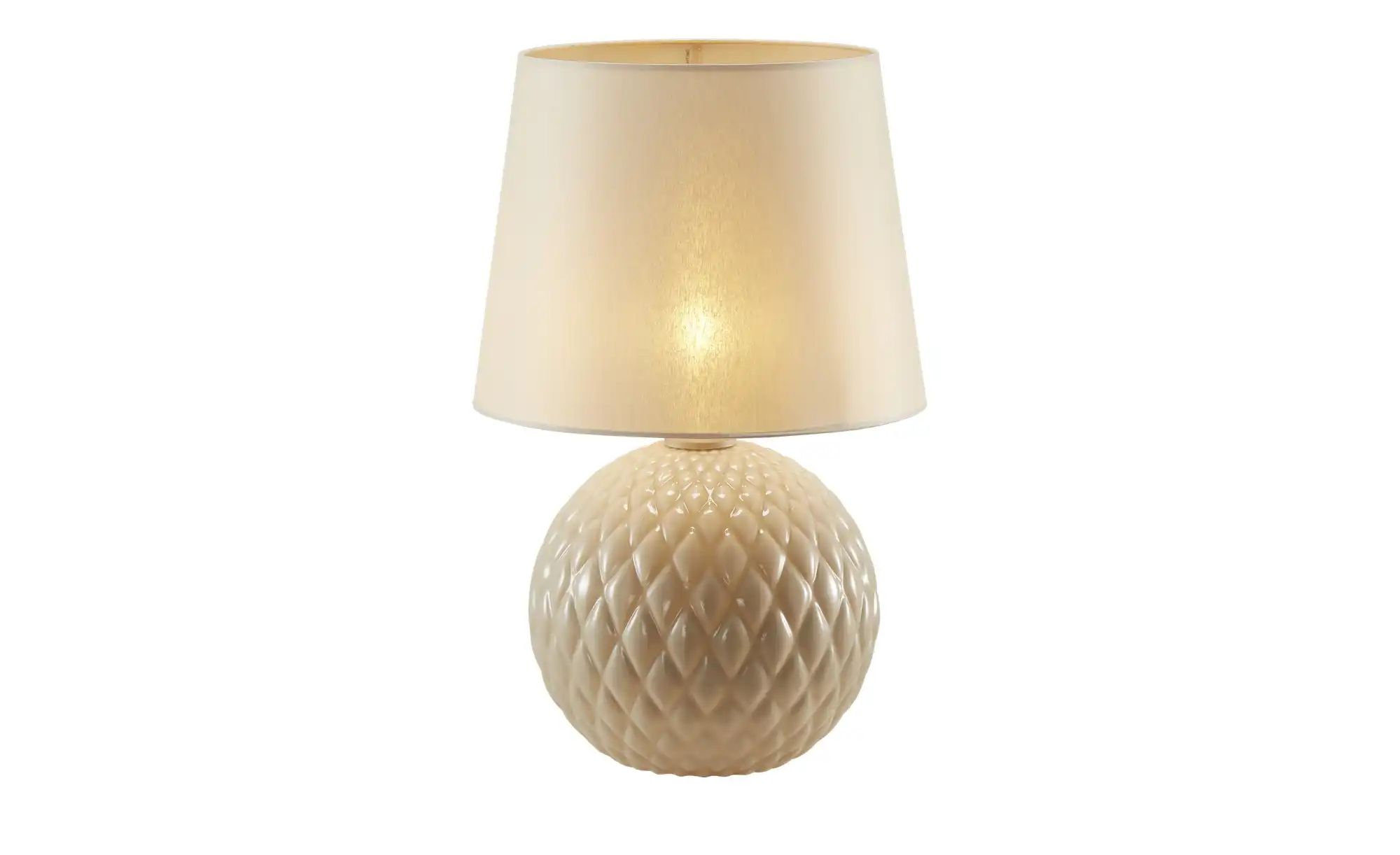 Tischleuchte   ¦ creme ¦ Maße (cm): H: 60  Ø: 39 Lampen & Leuchten > Tischl günstig online kaufen