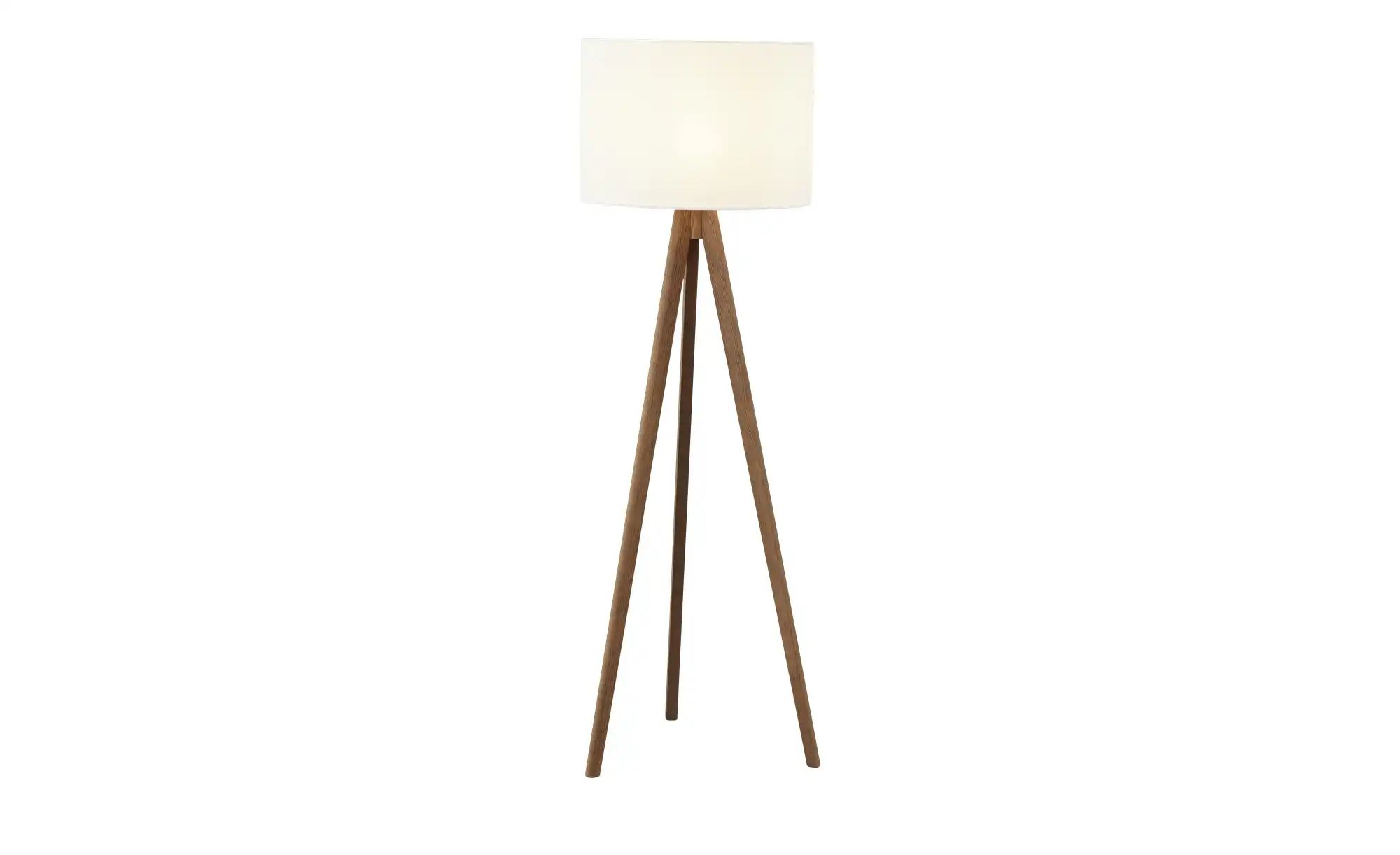 Dreibein-Stehleuchte   ¦ holzfarben ¦ Maße (cm): H: 145  Ø: 50 Lampen & Leu günstig online kaufen