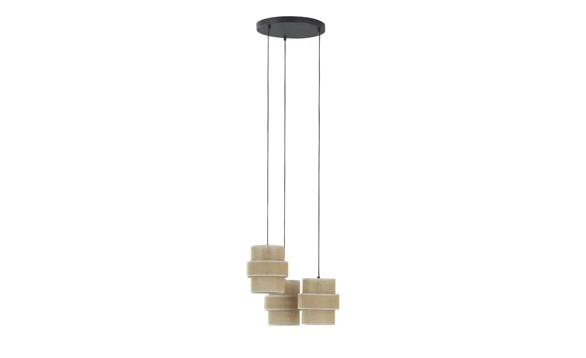 Pendelleuchte   ¦ beige ¦ Maße (cm): H: 145  Ø: 45 Lampen & Leuchten > Pend günstig online kaufen
