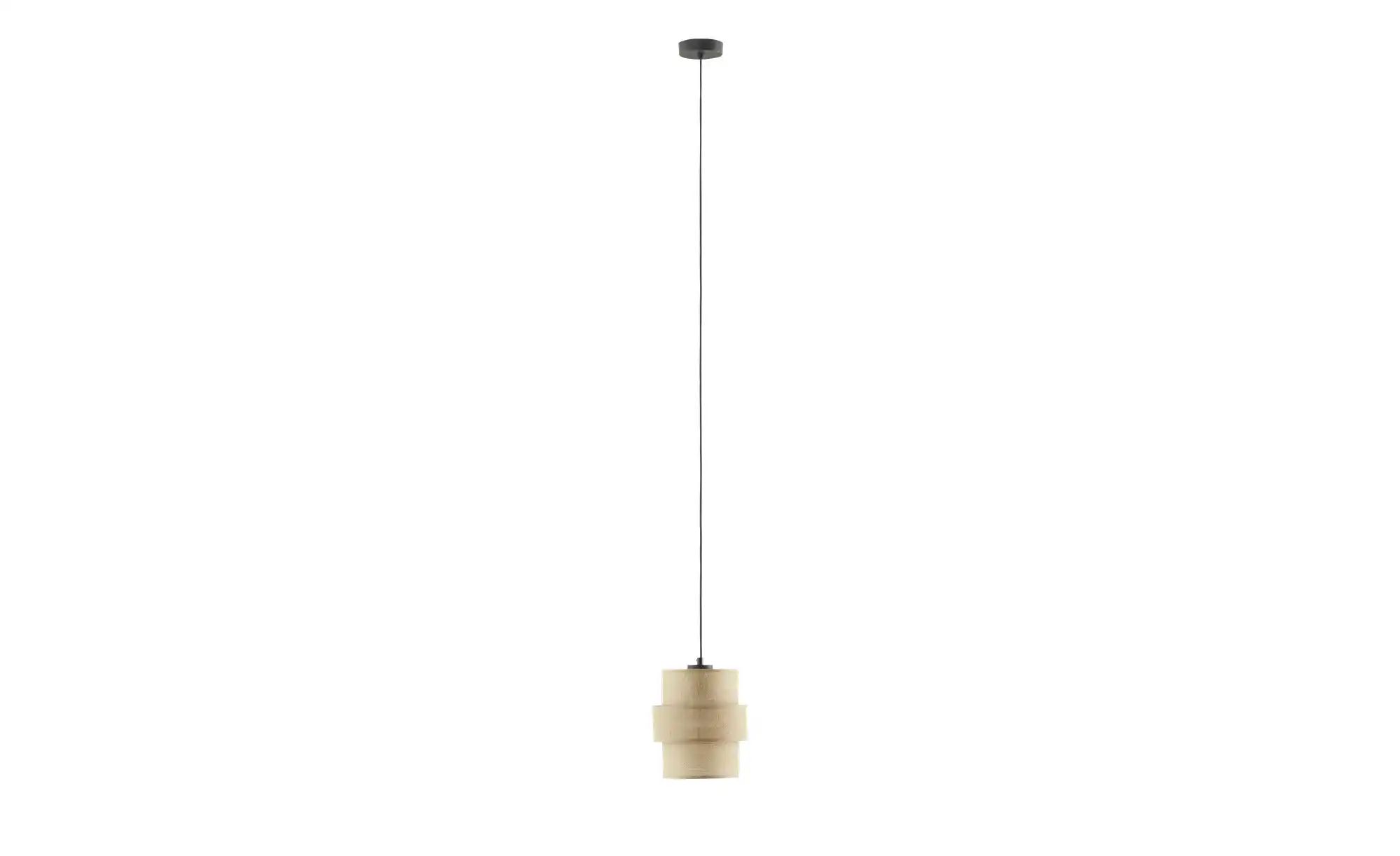 Pendelleuchte  Calisto ¦ beige ¦ Maße (cm): H: 150  Ø: 20 Lampen & Leuchten günstig online kaufen