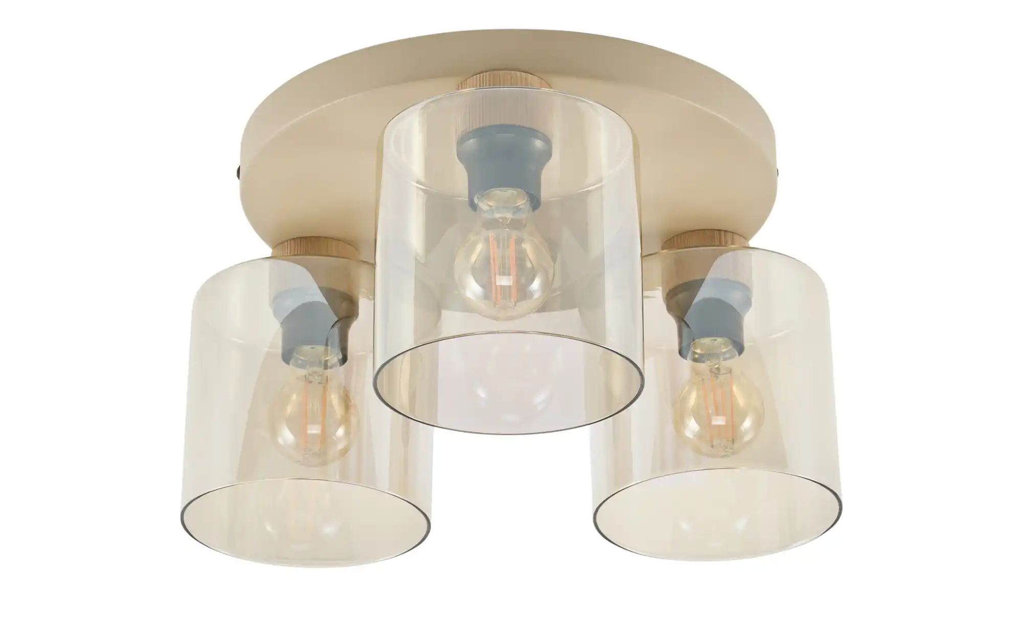 Deckenleuchte Sierra Cognac ¦ braun ¦ Maße (cm): H: 22,5 Ø: 42 Lampen & Leuchten > Deckenleuchten - Höffner