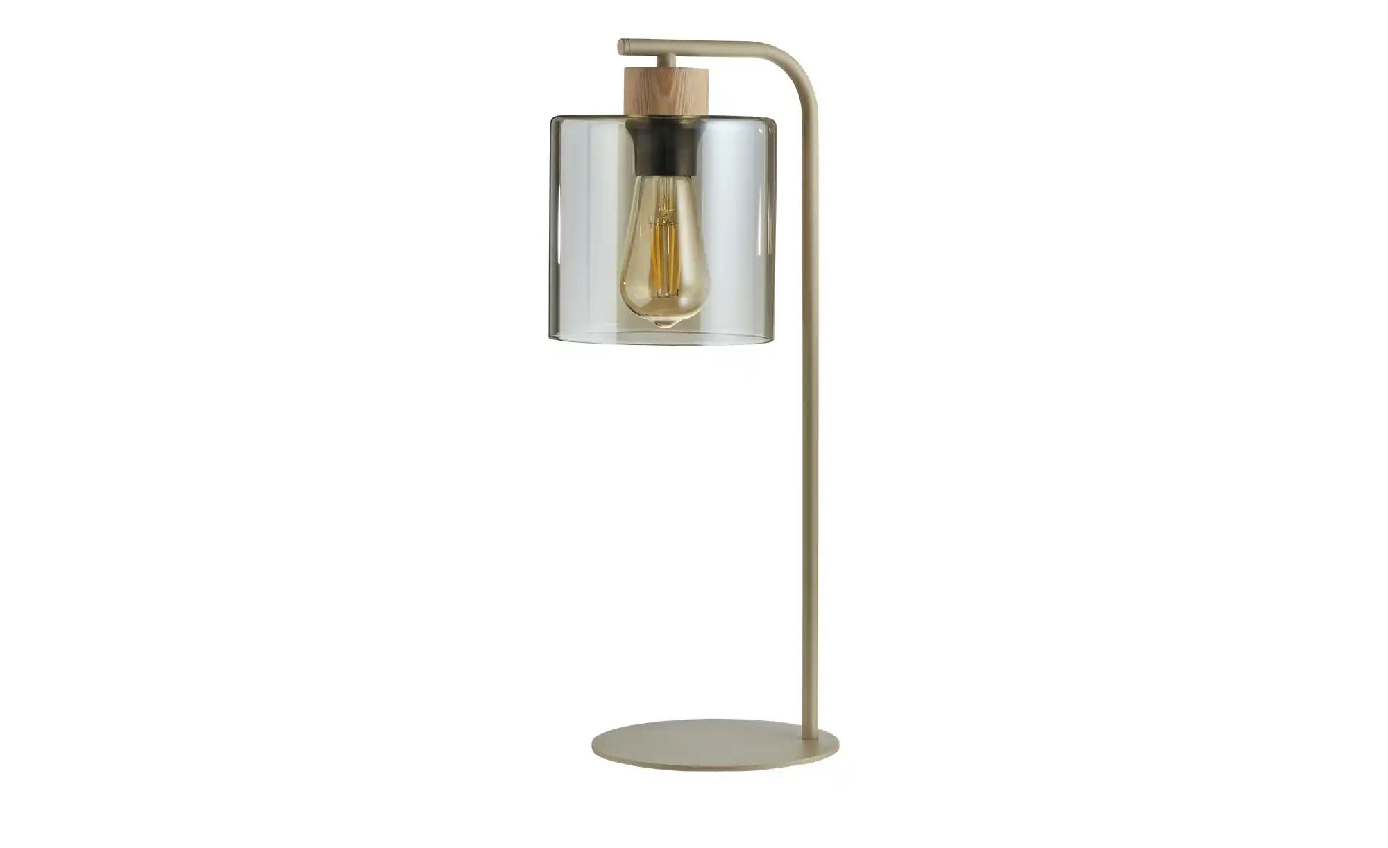 Tischleuchte  Sierra Cognac ¦ beige ¦ Maße (cm): H: 150  Ø: 30 Lampen & Leu günstig online kaufen