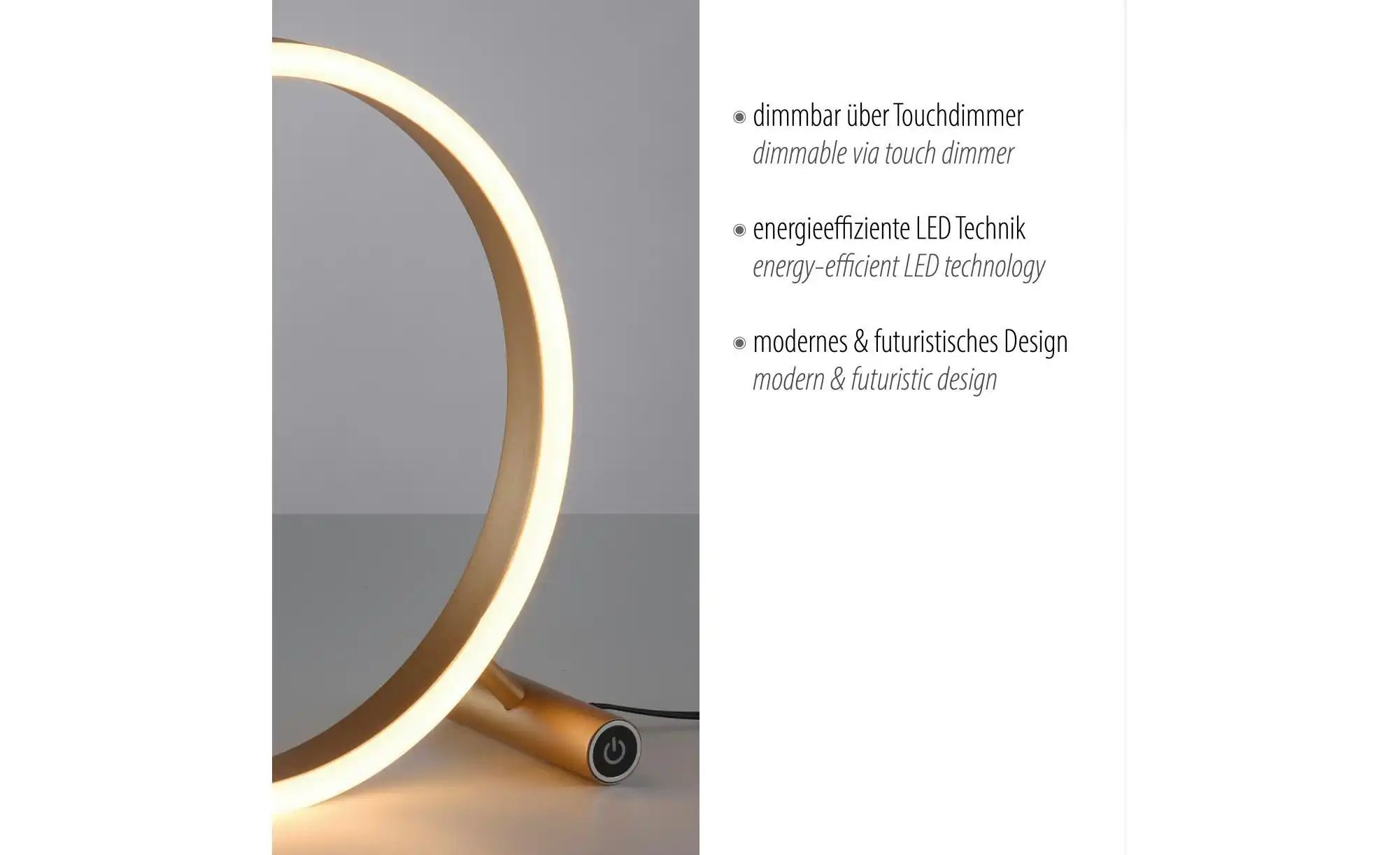 Paul Neuhaus Tischleuchte   ¦ gold ¦ Maße (cm): B: 29 H: 28 T: 10.0 Lampen günstig online kaufen