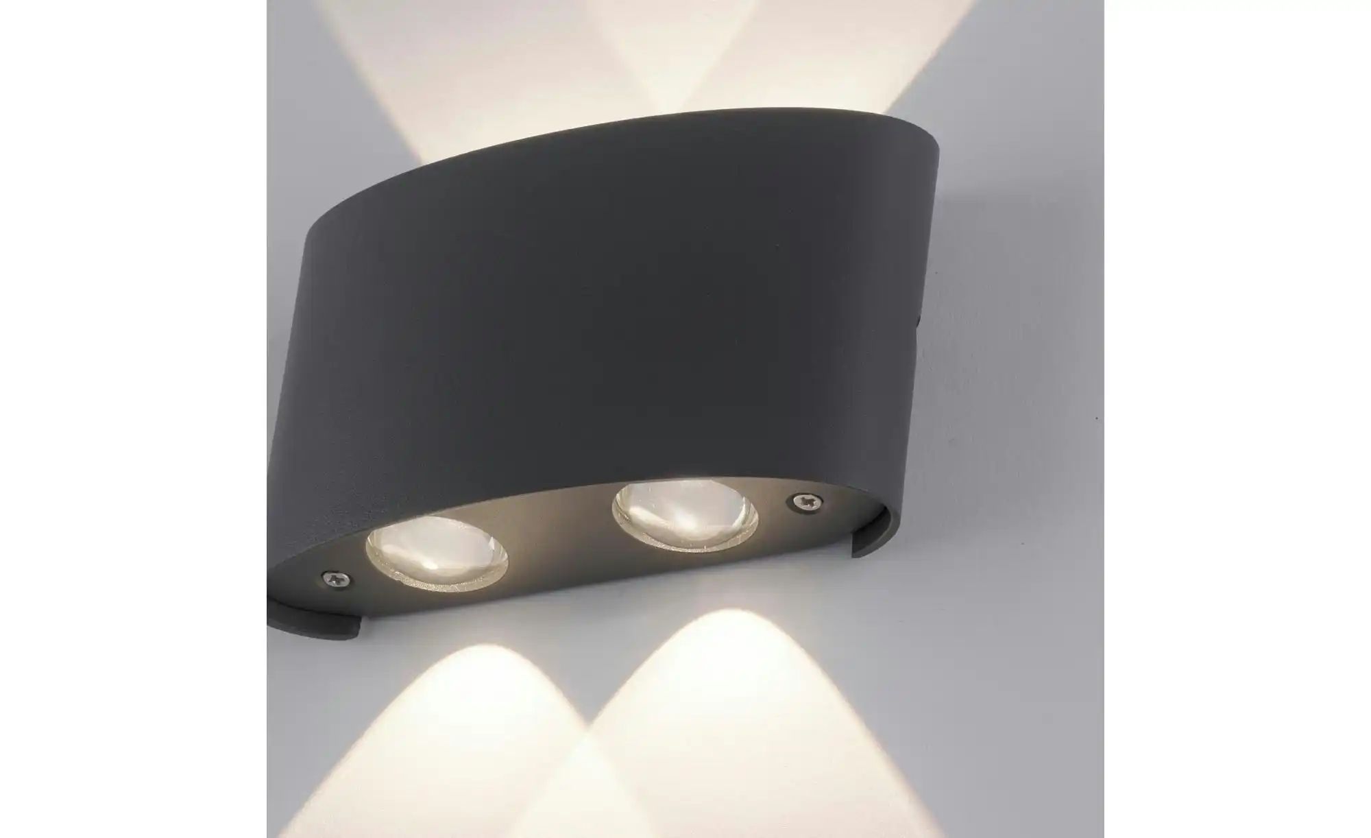 Thumbnail - Paul Neuhaus Wandleuchte   ¦ grau ¦ Maße (cm): B: 4 H: 8 T: 13.0 Lampen & Leuchten > Außenleuchten - Höffner