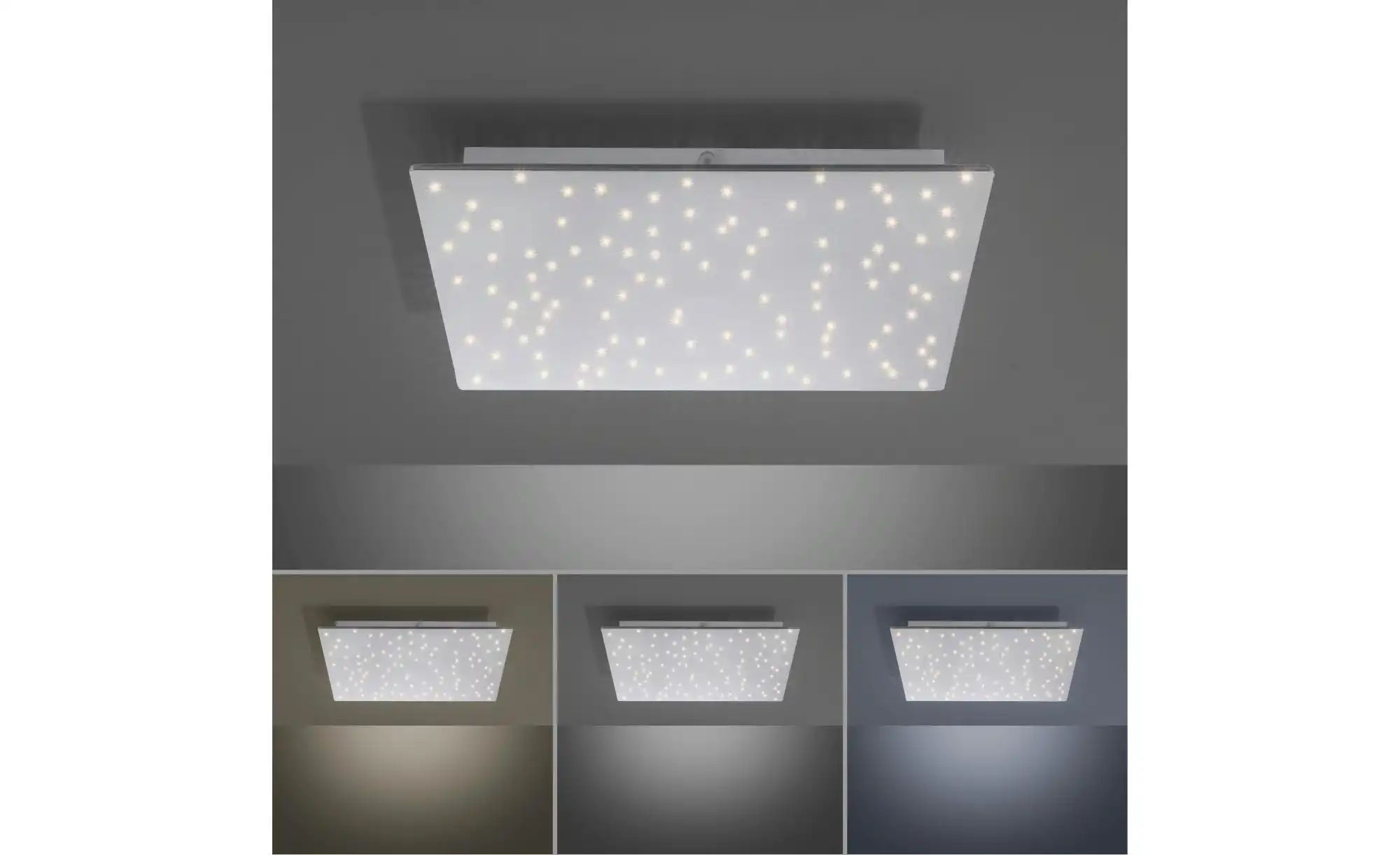 Paul Neuhaus Deckenleuchte   ¦ silber ¦ Maße (cm): B: 45 H: 4 T: 45.0 Lampe günstig online kaufen